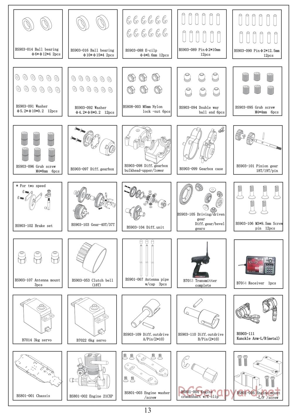 Redcat Racing - Aftershock 3.5 - Manual - Page 13