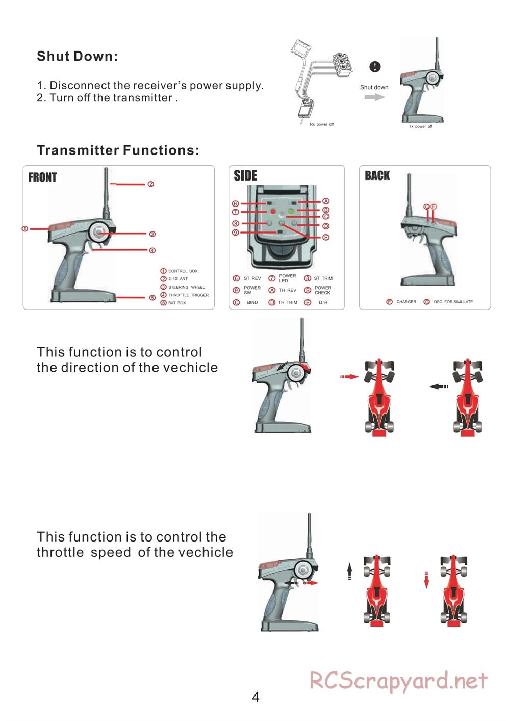 Redcat Racing - Aftershock 8E - Manual - Page 4