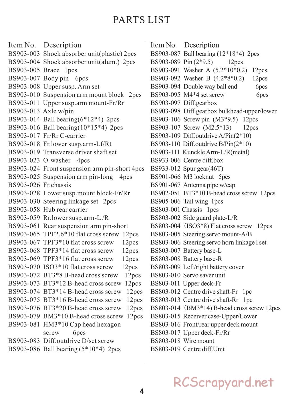 Redcat Racing - Aftershock 8E - Manual - Page 5