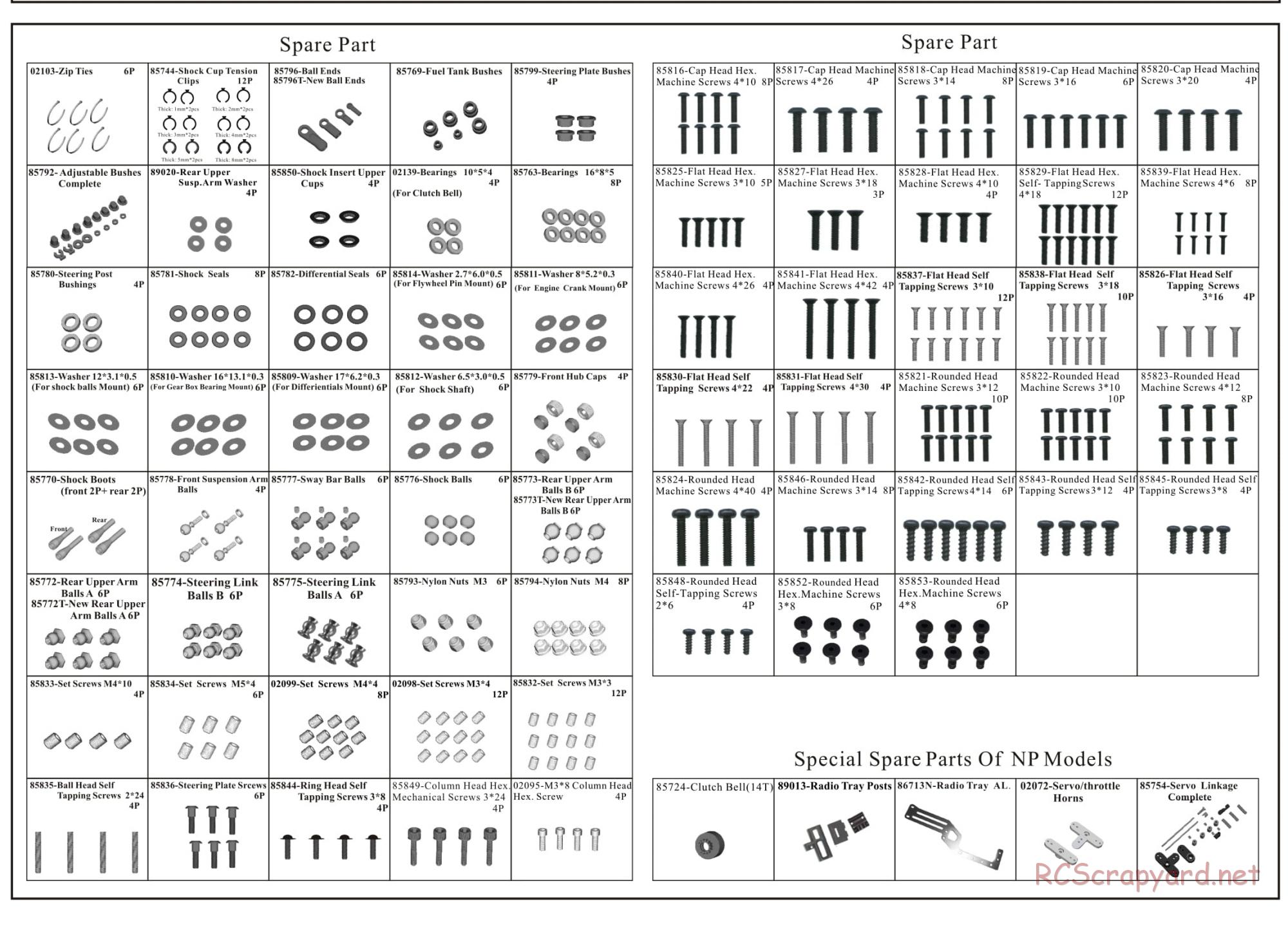 Redcat Racing - Avalanche XTE - Parts List - Page 3