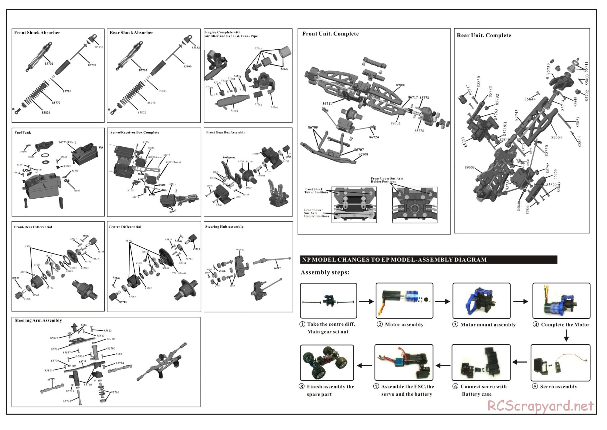 Redcat Racing - Avalanche XTE - Parts List - Page 4