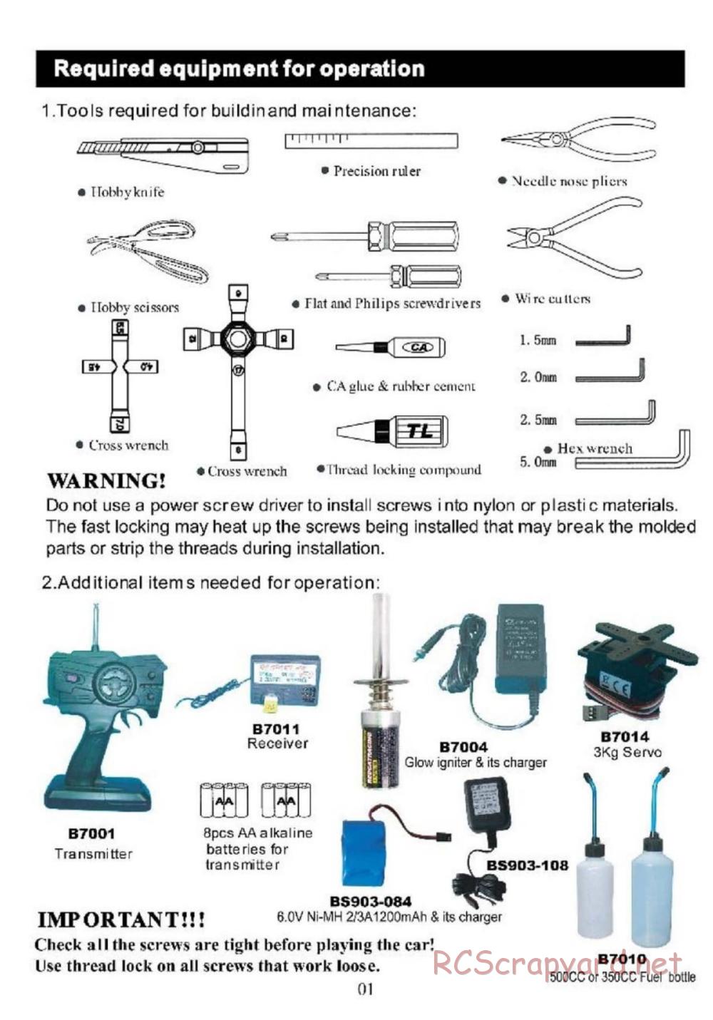 Redcat Racing - Aftershock 3.0 - Manual - Page 2