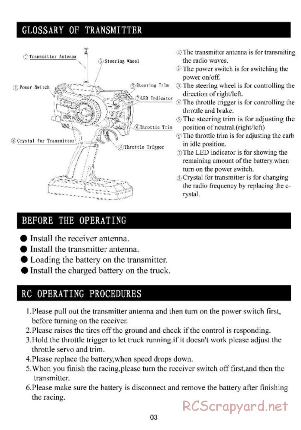 Redcat Racing - Aftershock 3.0 - Manual - Page 4