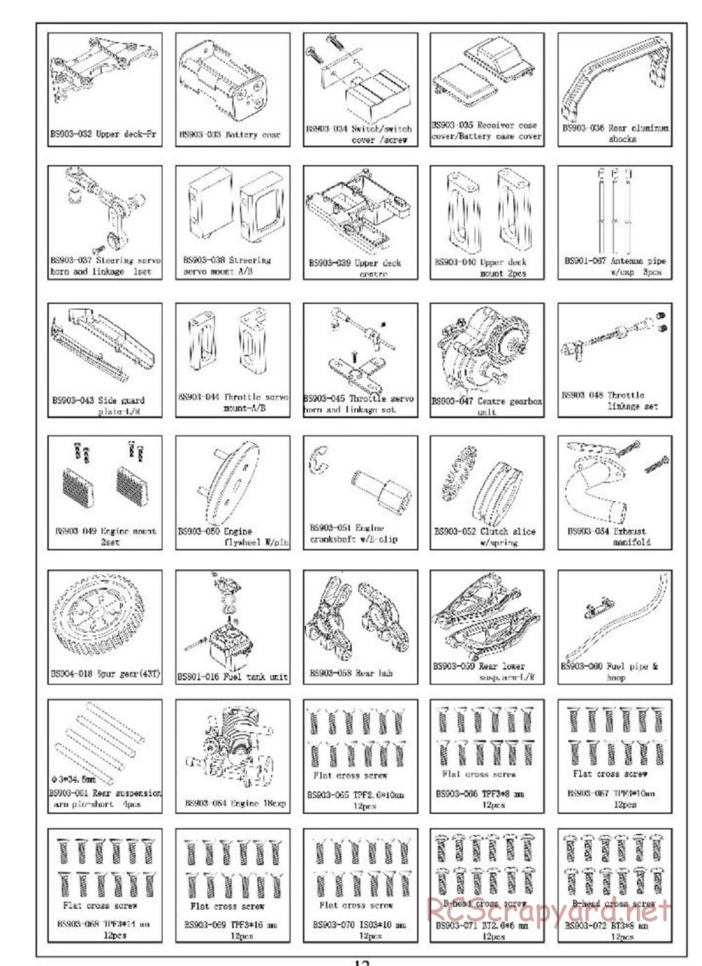 Redcat Racing - Aftershock 3.0 - Manual - Page 12