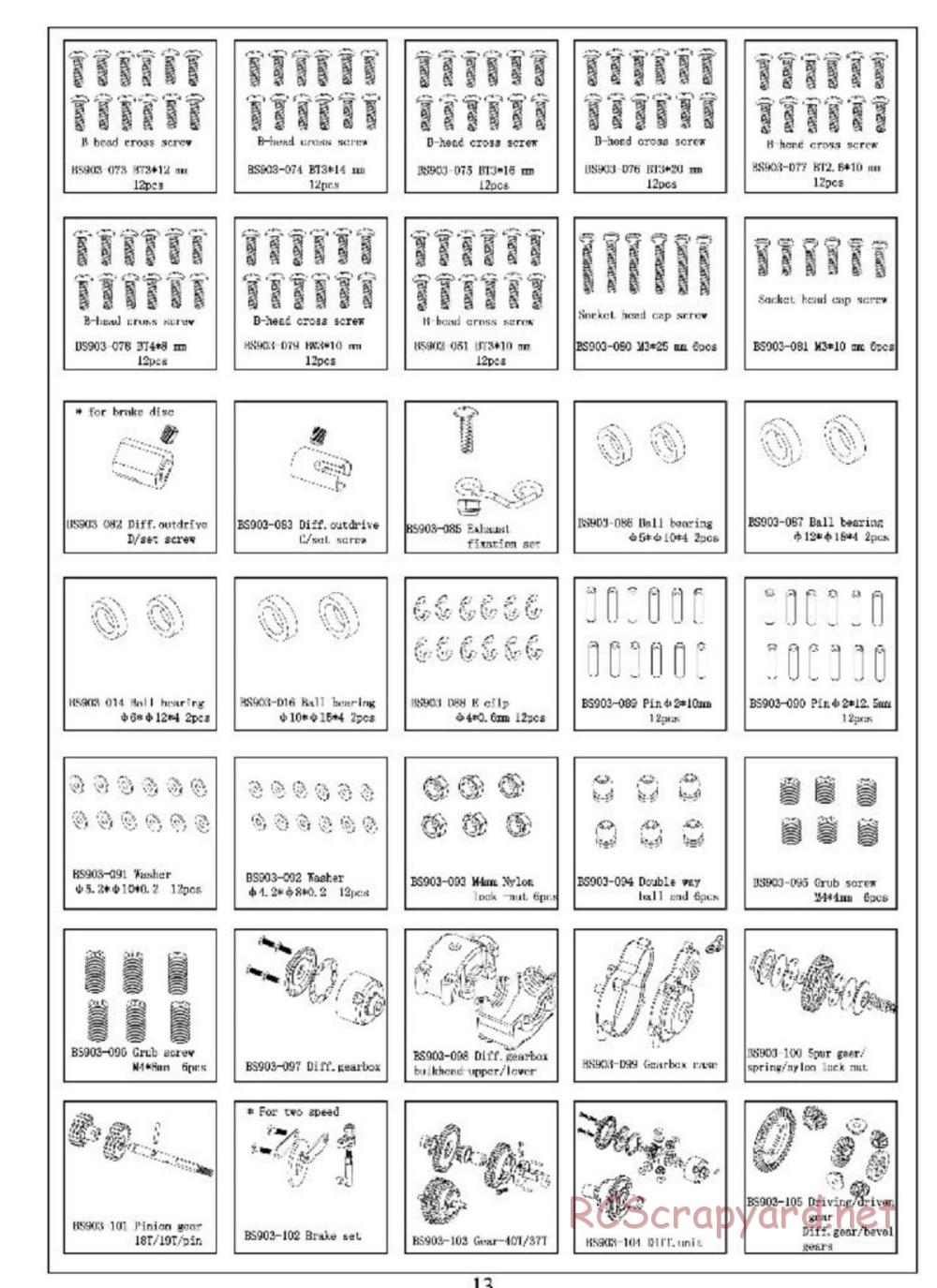 Redcat Racing - Aftershock 3.0 - Manual - Page 13