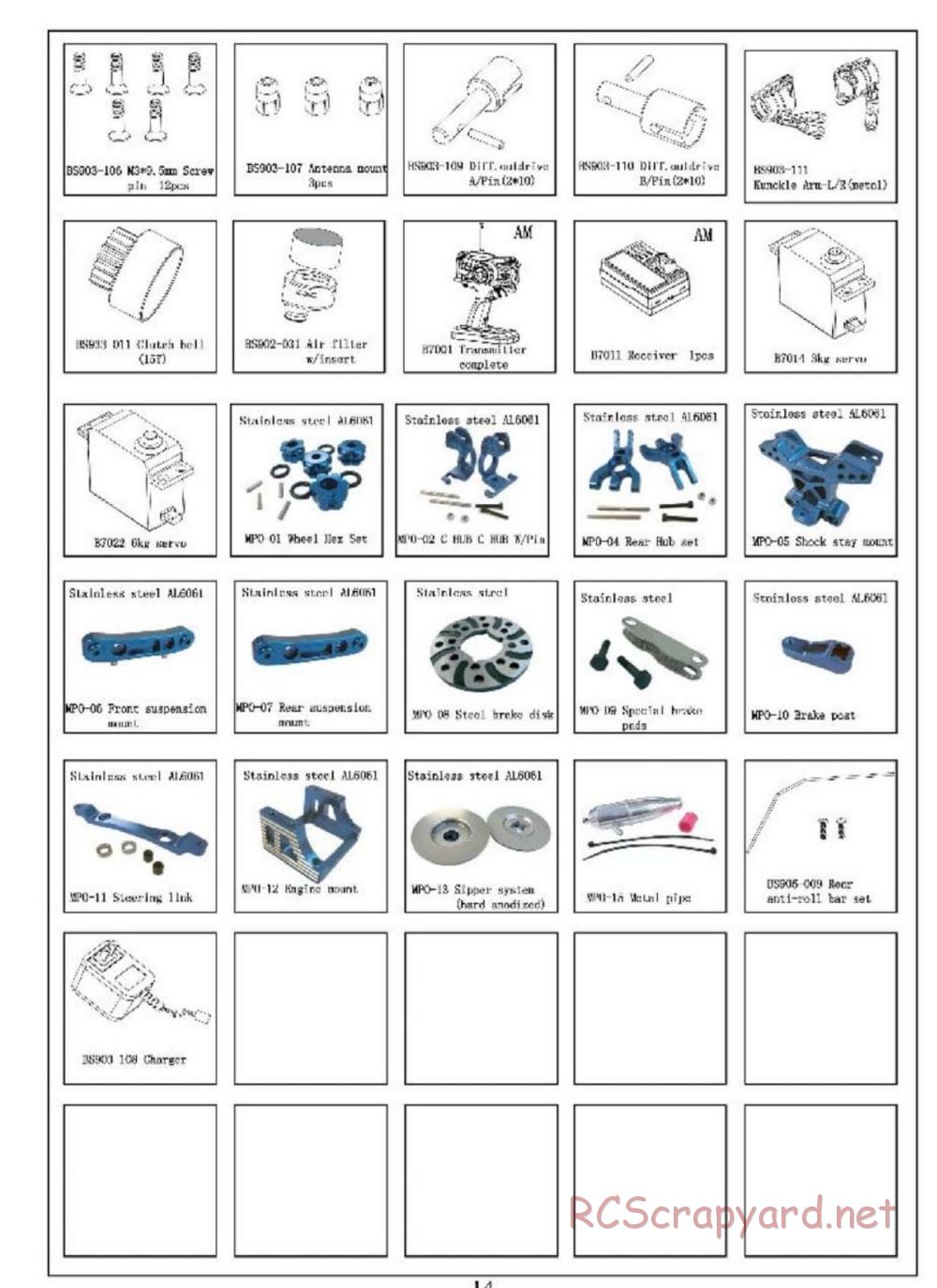 Redcat Racing - Aftershock 3.0 - Manual - Page 14