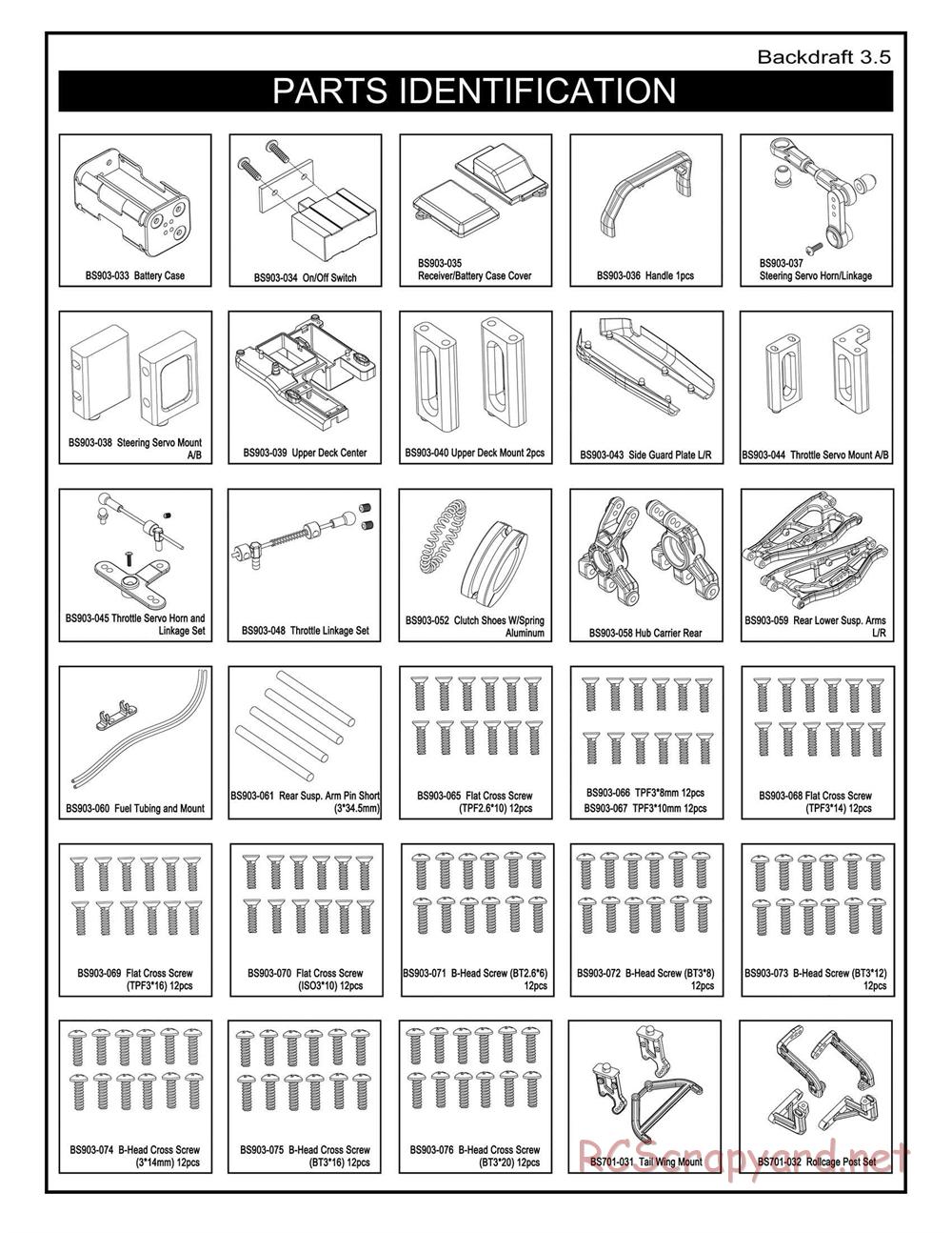 Redcat Racing - Backdraft 3.5 - Manual - Page 8