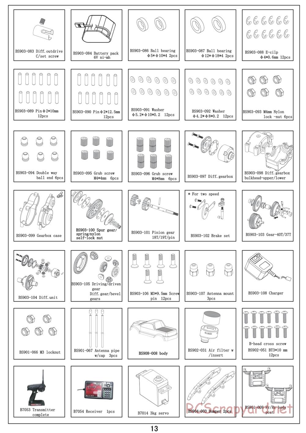 Redcat Racing - Caldera 3.0 - Manual - Page 13