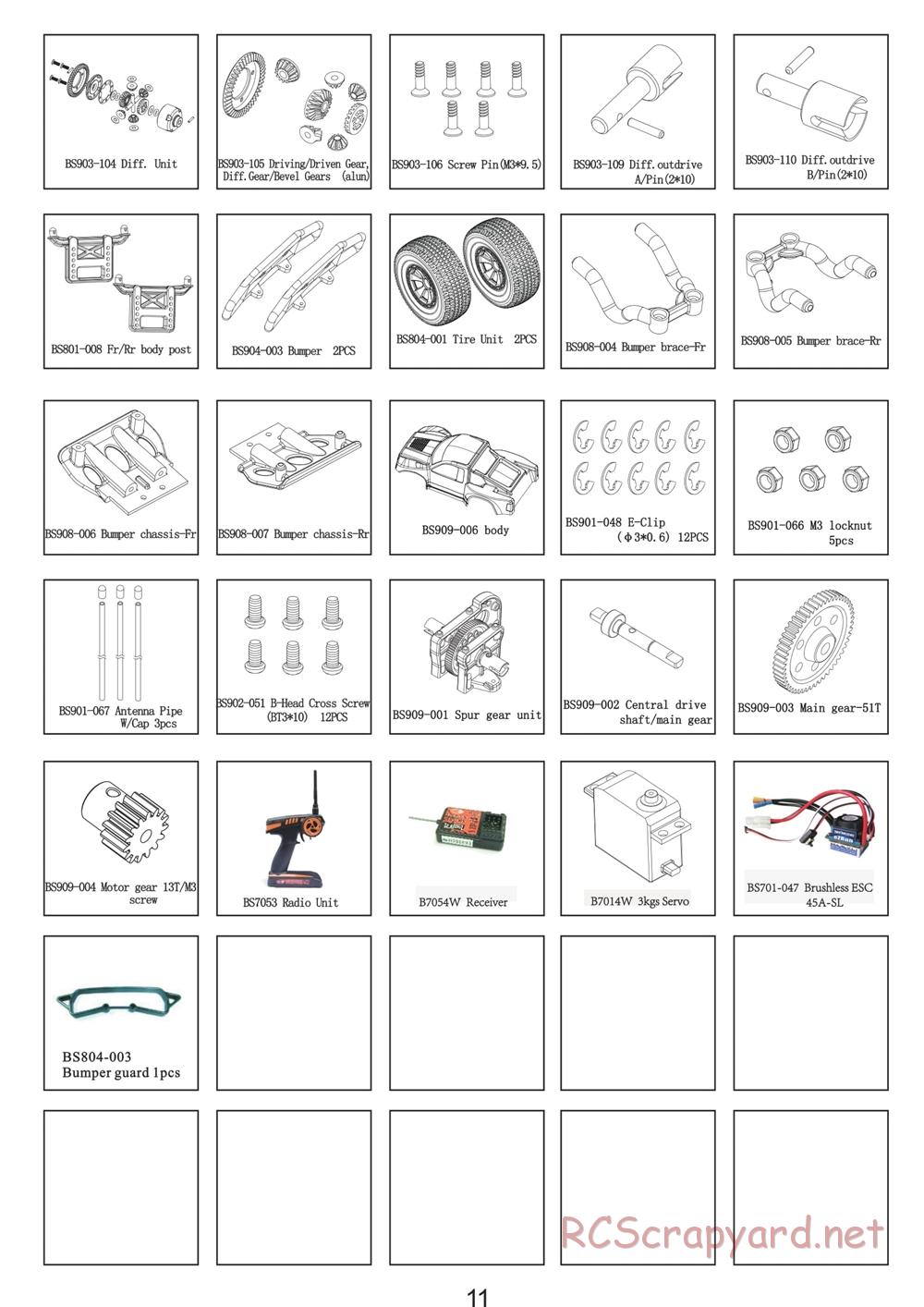 Redcat Racing - Caldera SC 10E - Manual - Page 11