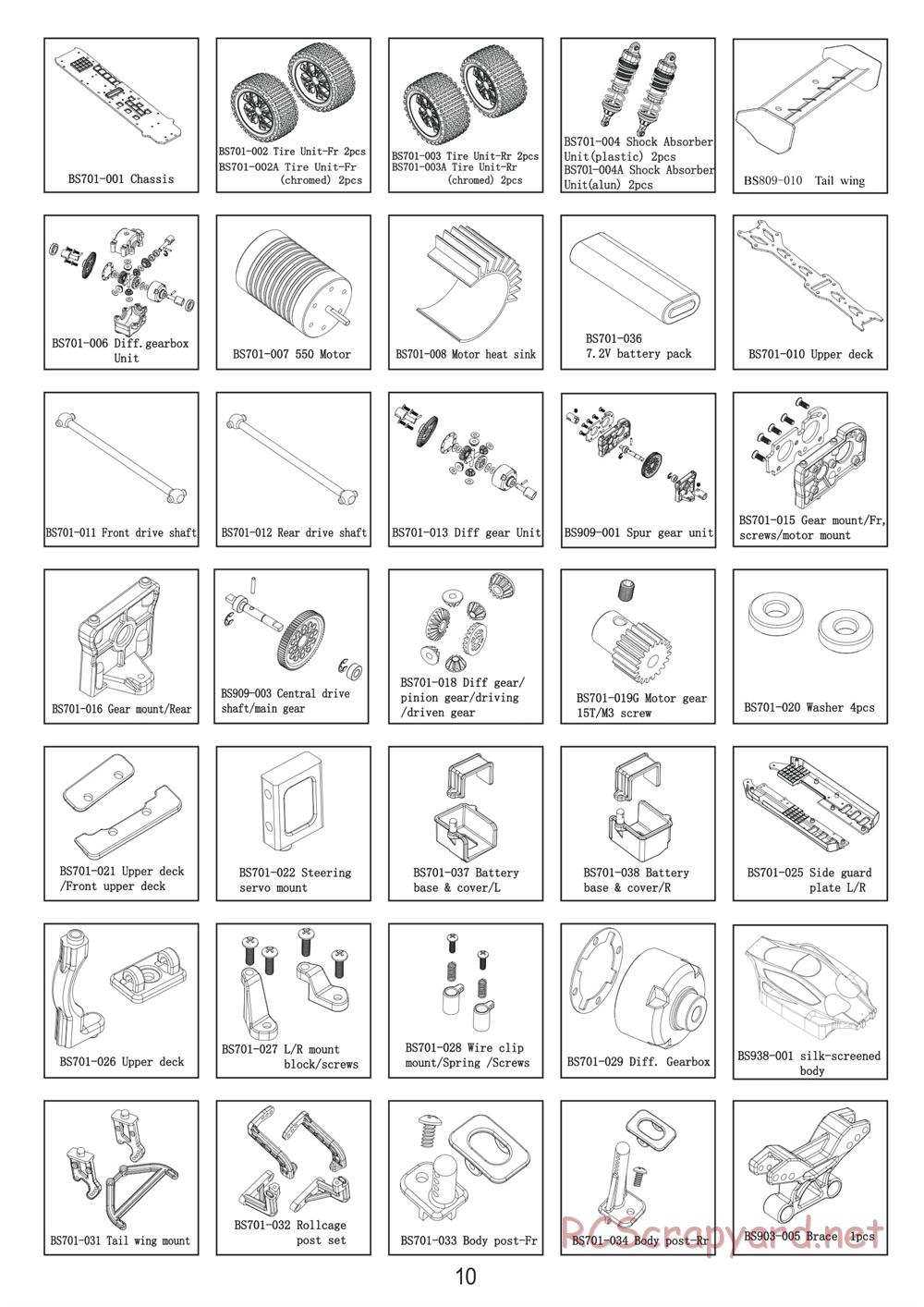 Redcat Racing - Caldera XB 10E - Manual - Page 10