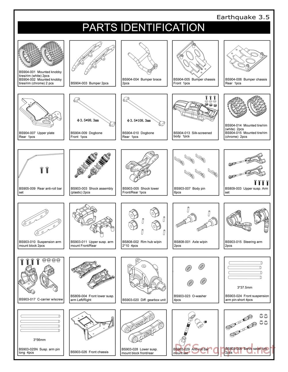 Redcat Racing - Earthquake 3.5 - Manual - Page 6