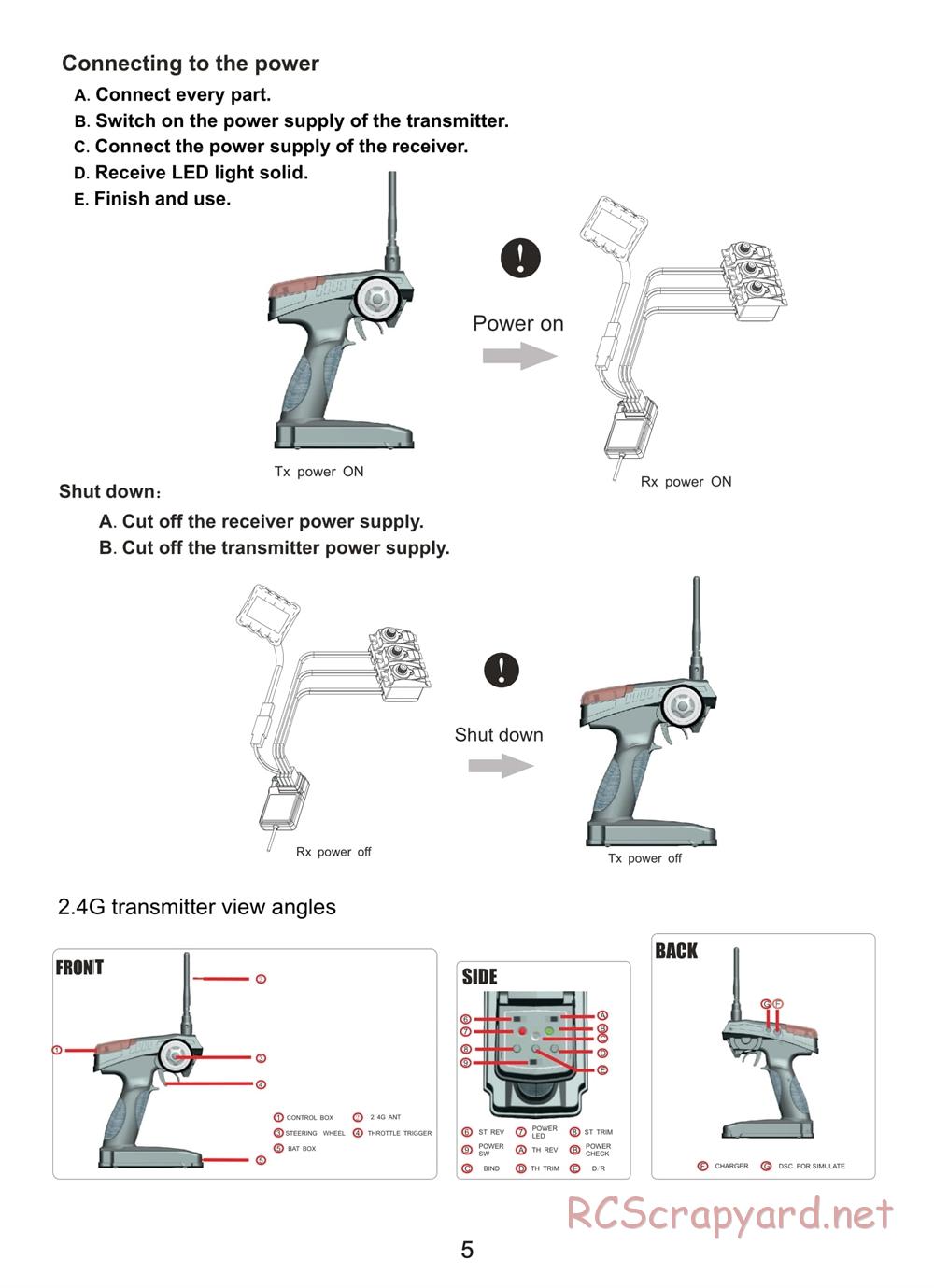 Redcat Racing - Earthquake 8E - Manual - Page 6