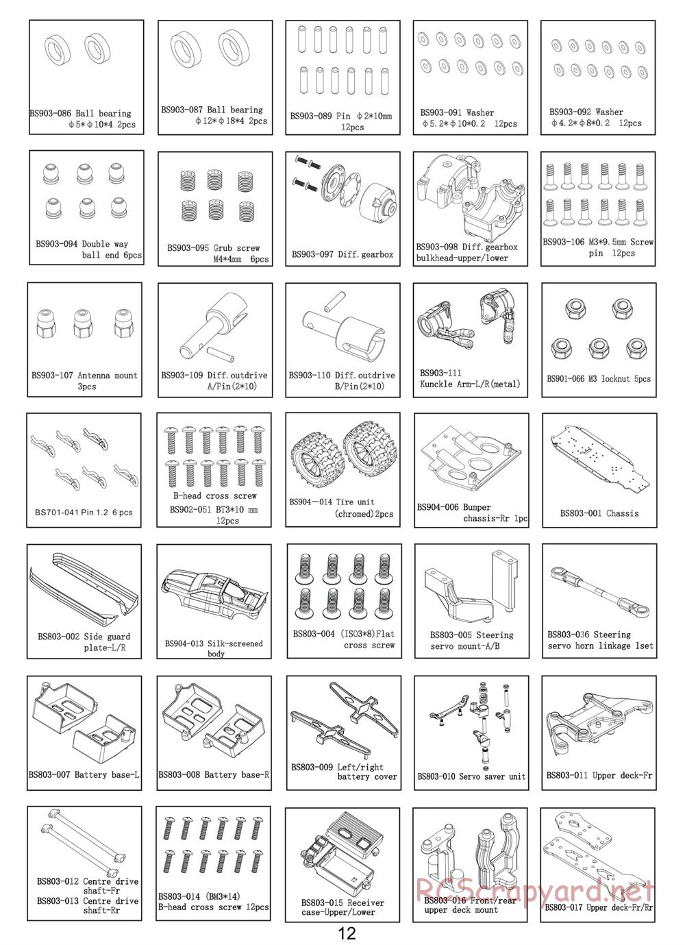 Redcat Racing - Earthquake 8E - Manual - Page 12