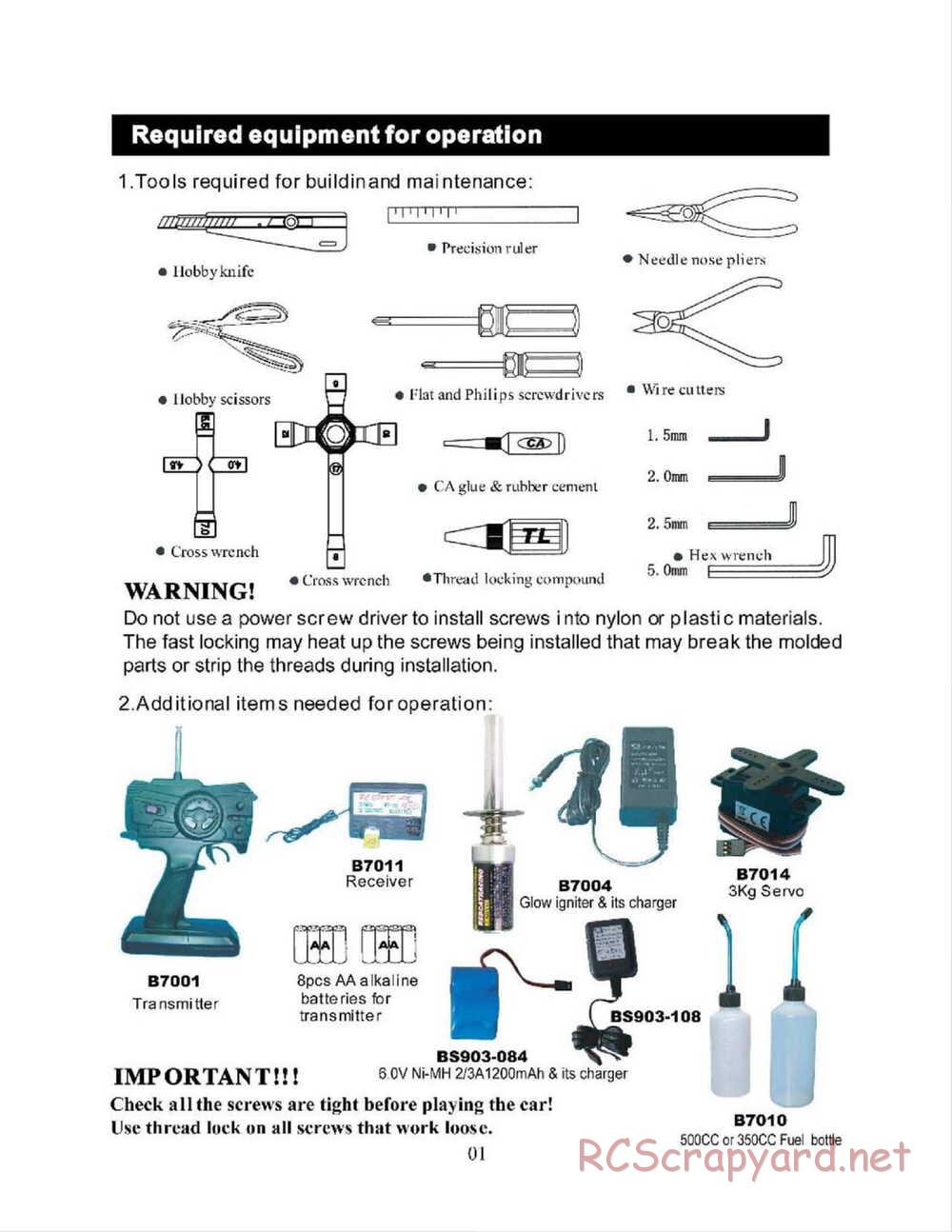 Redcat Racing - Earthquake 3.0 - Manual - Page 2