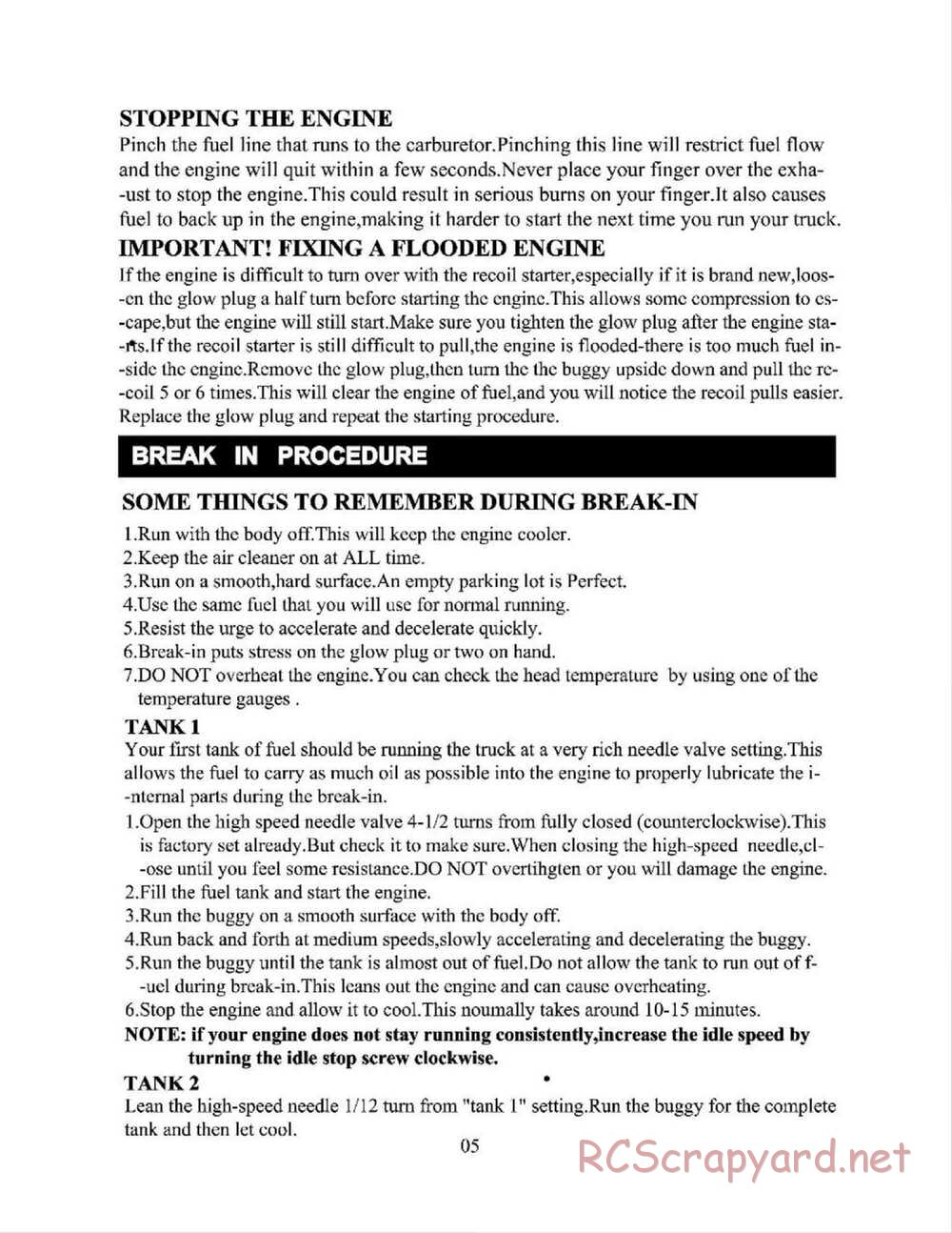 Redcat Racing - Earthquake 3.0 - Manual - Page 6