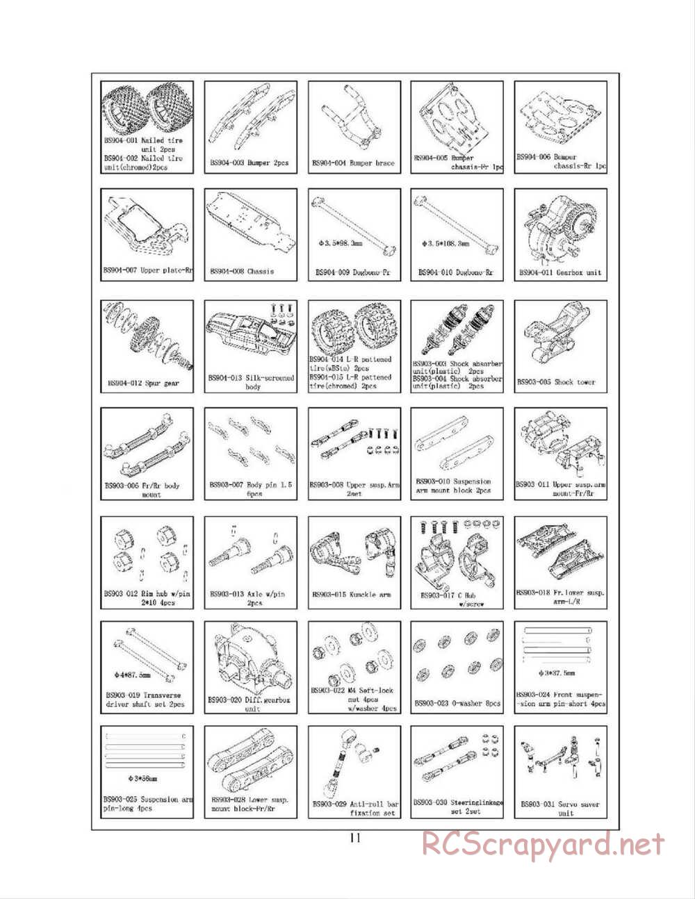 Redcat Racing - Earthquake 3.0 - Manual - Page 11