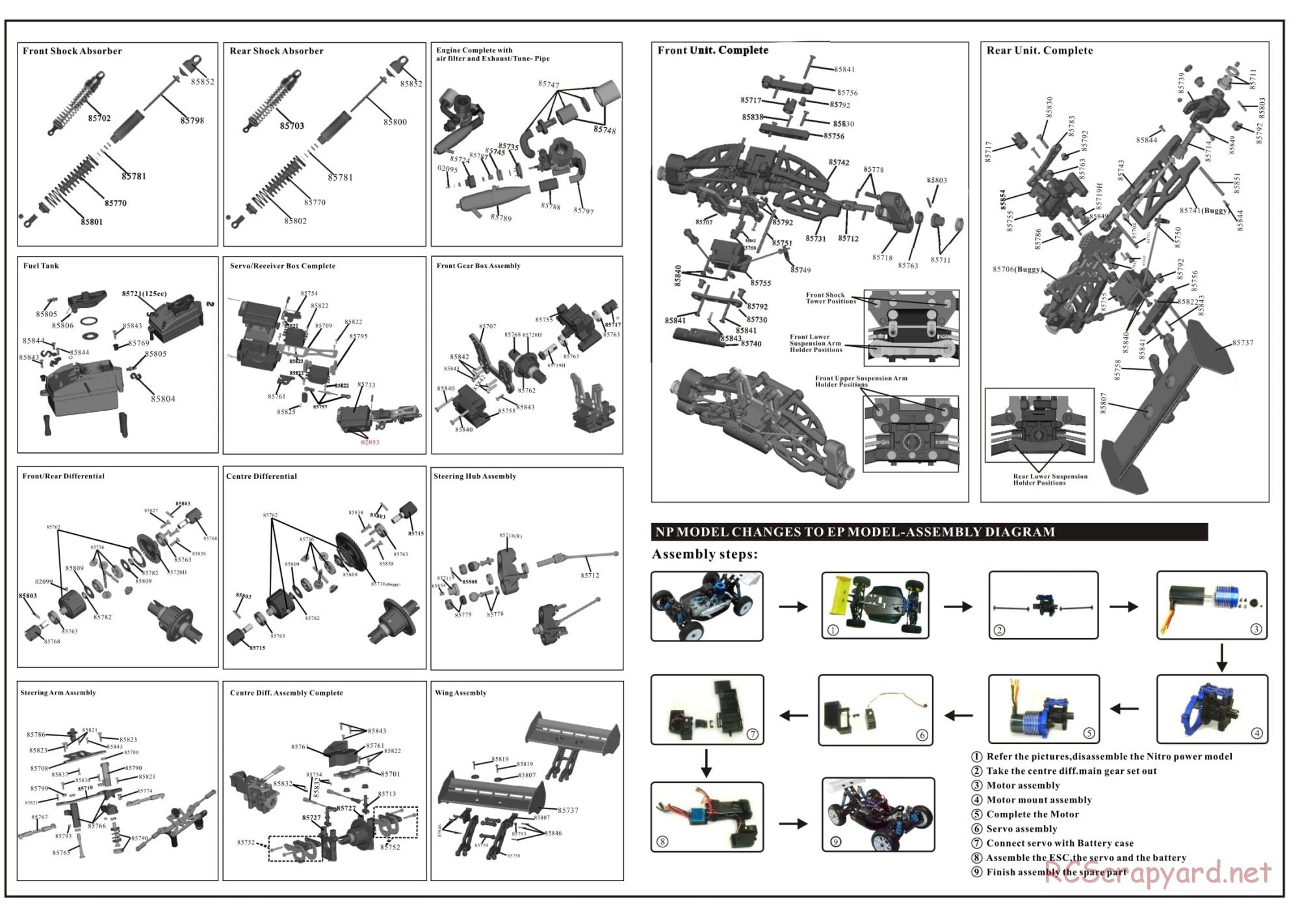 Redcat Racing - Hurricane XTR - Parts List - Page 4