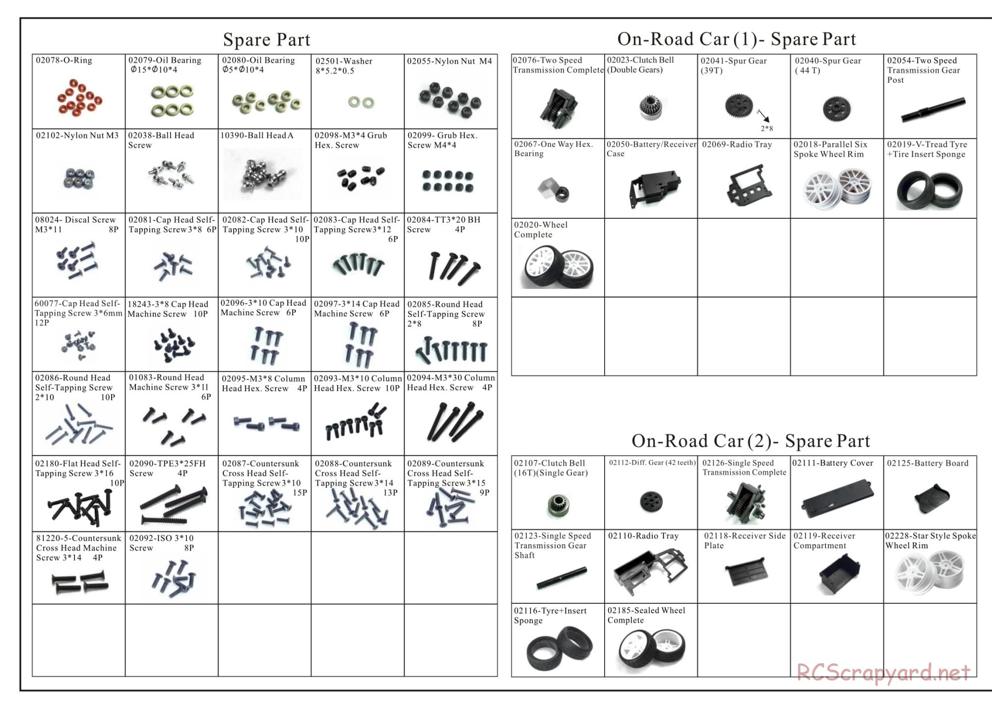 Redcat Racing - Lightning STR - Parts List - Page 3