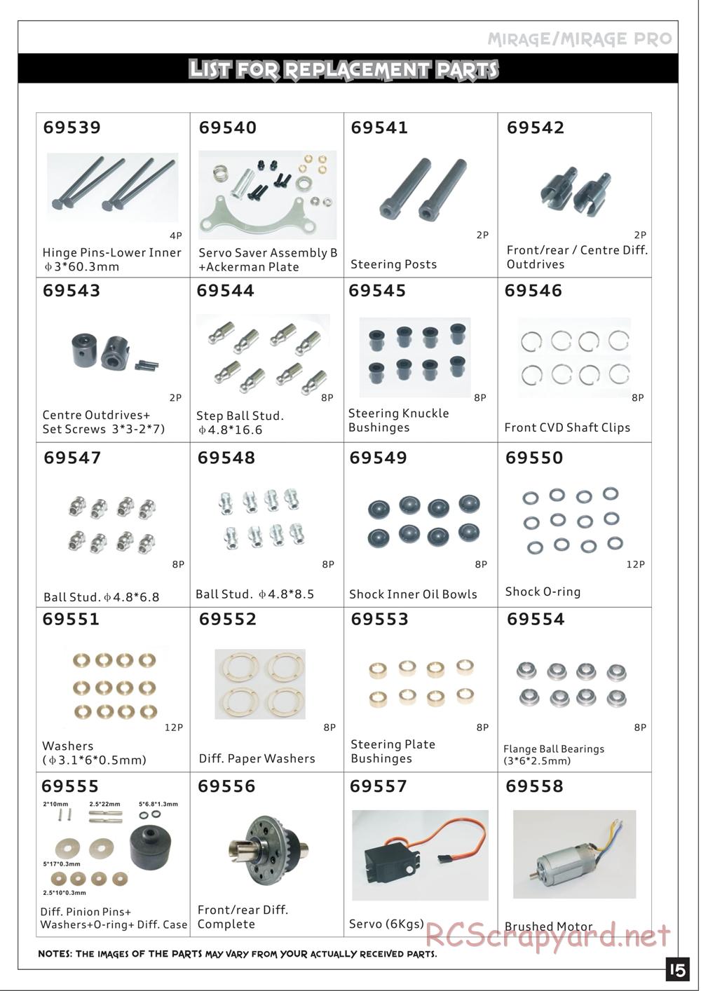 Redcat Racing - Mirage Sand Rail - Manual - Page 16