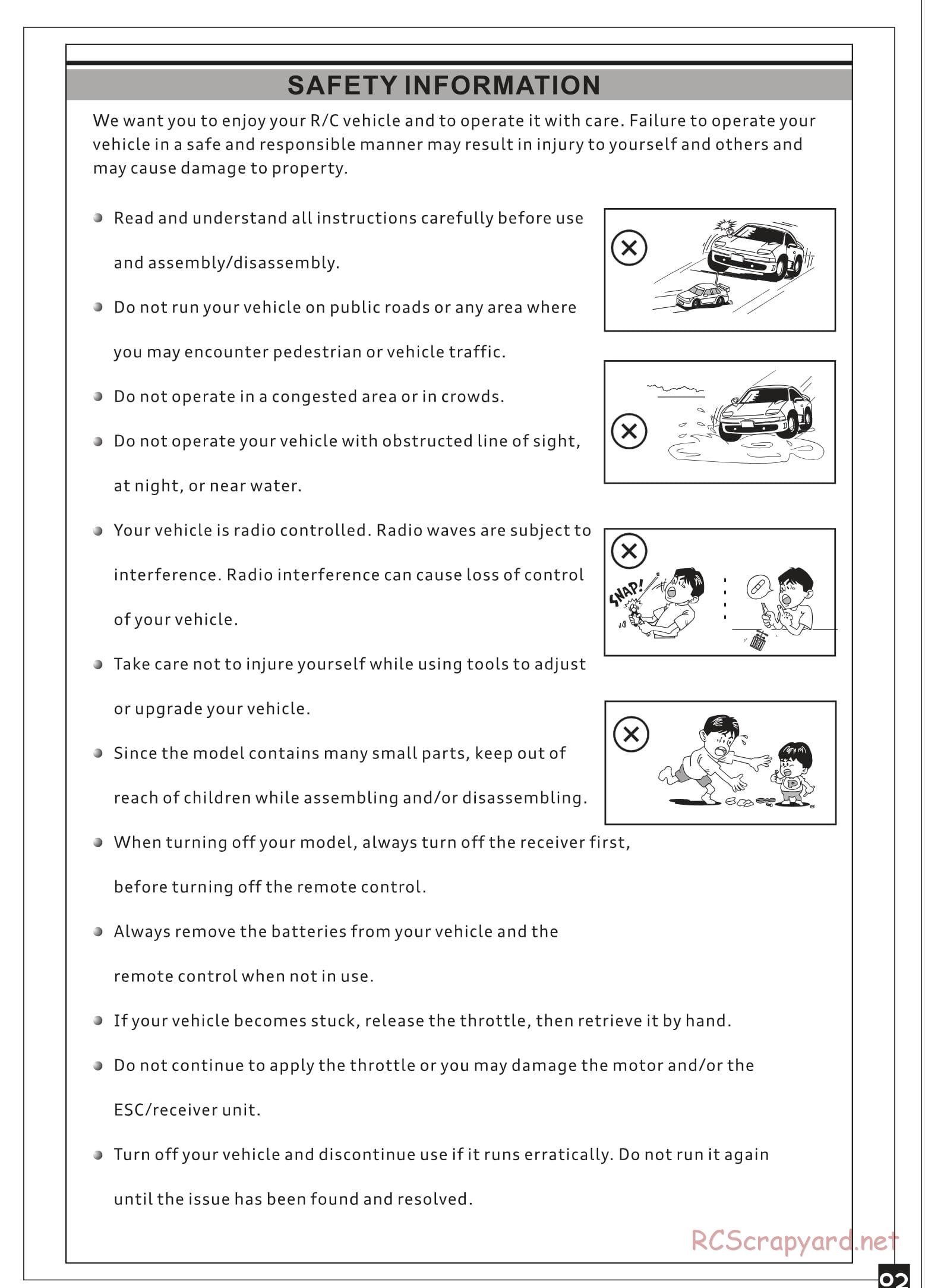 Redcat Racing - Mirage Sand Rail - Manual - Page 3