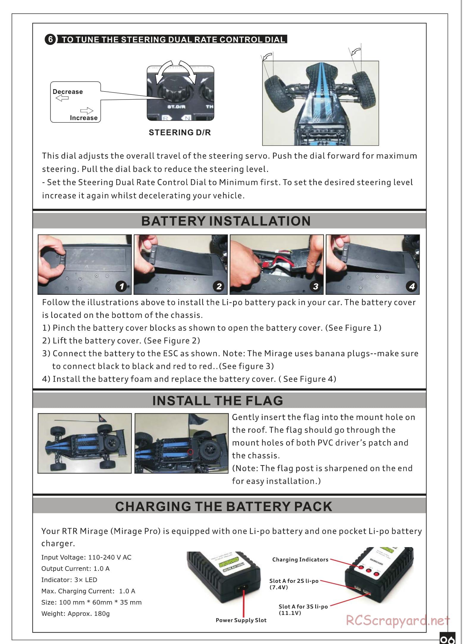 Redcat Racing - Mirage Sand Rail - Manual - Page 7