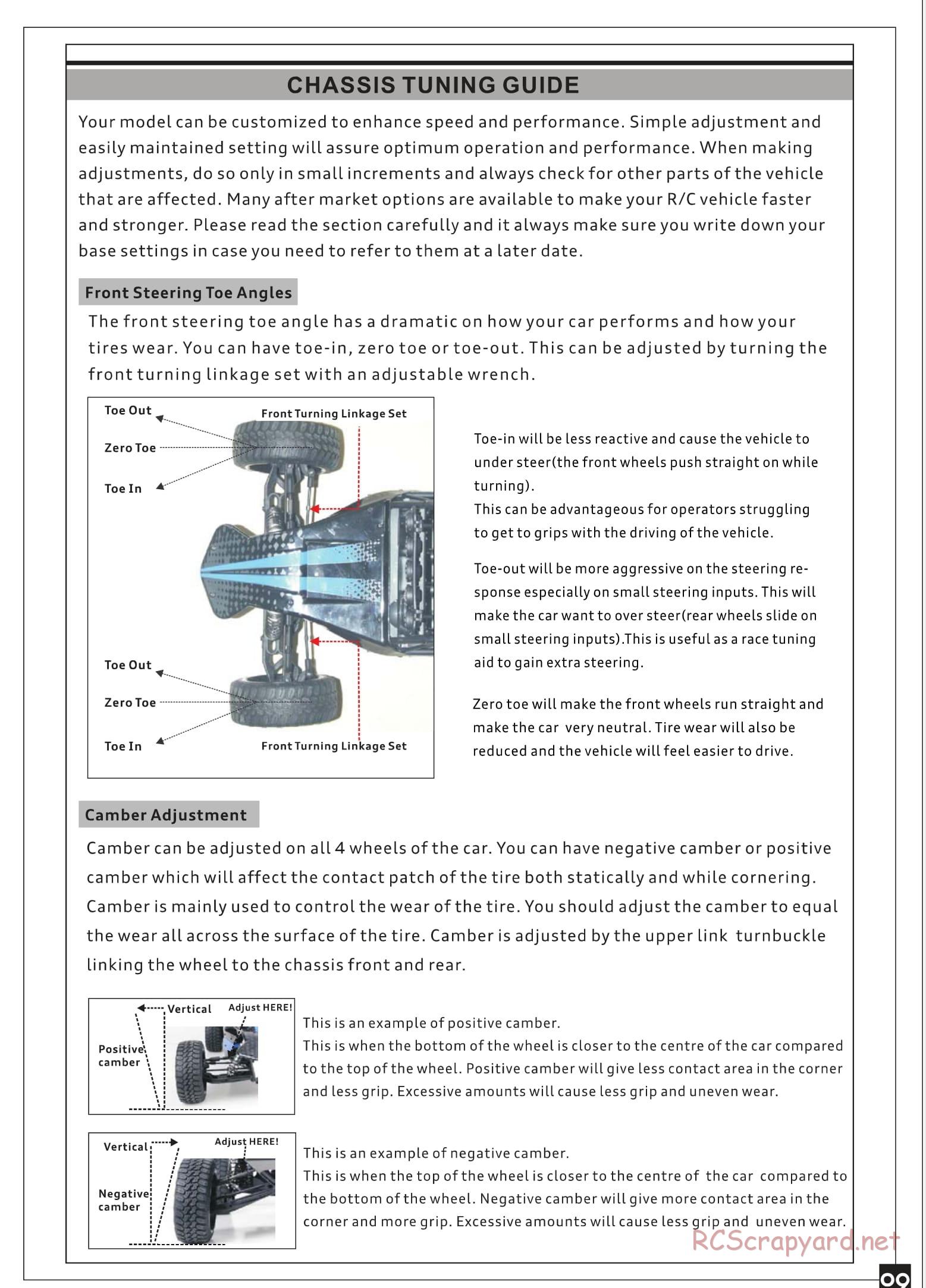 Redcat Racing - Mirage Sand Rail - Manual - Page 10