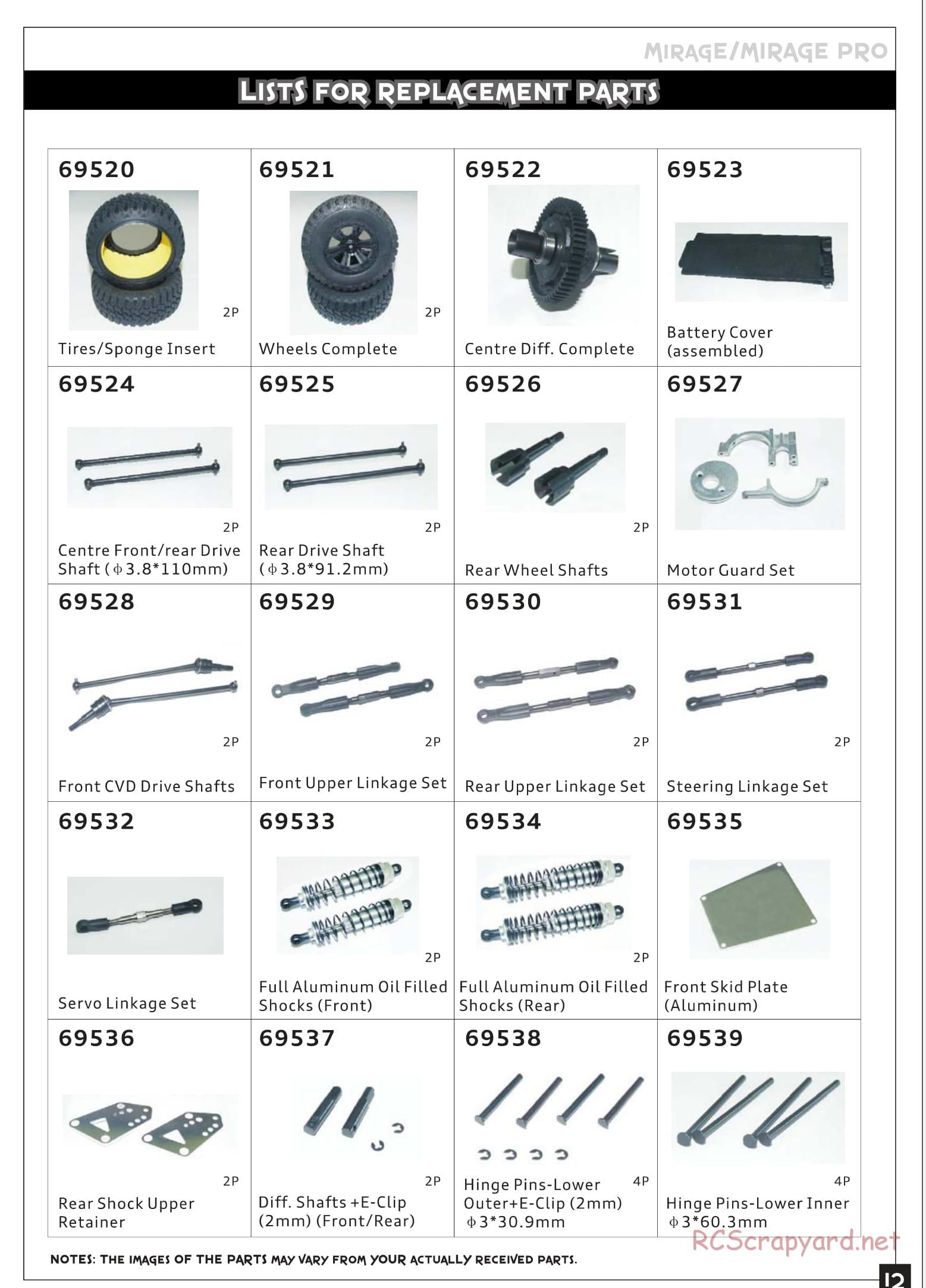 Redcat Racing - Mirage Sand Rail - Manual - Page 13