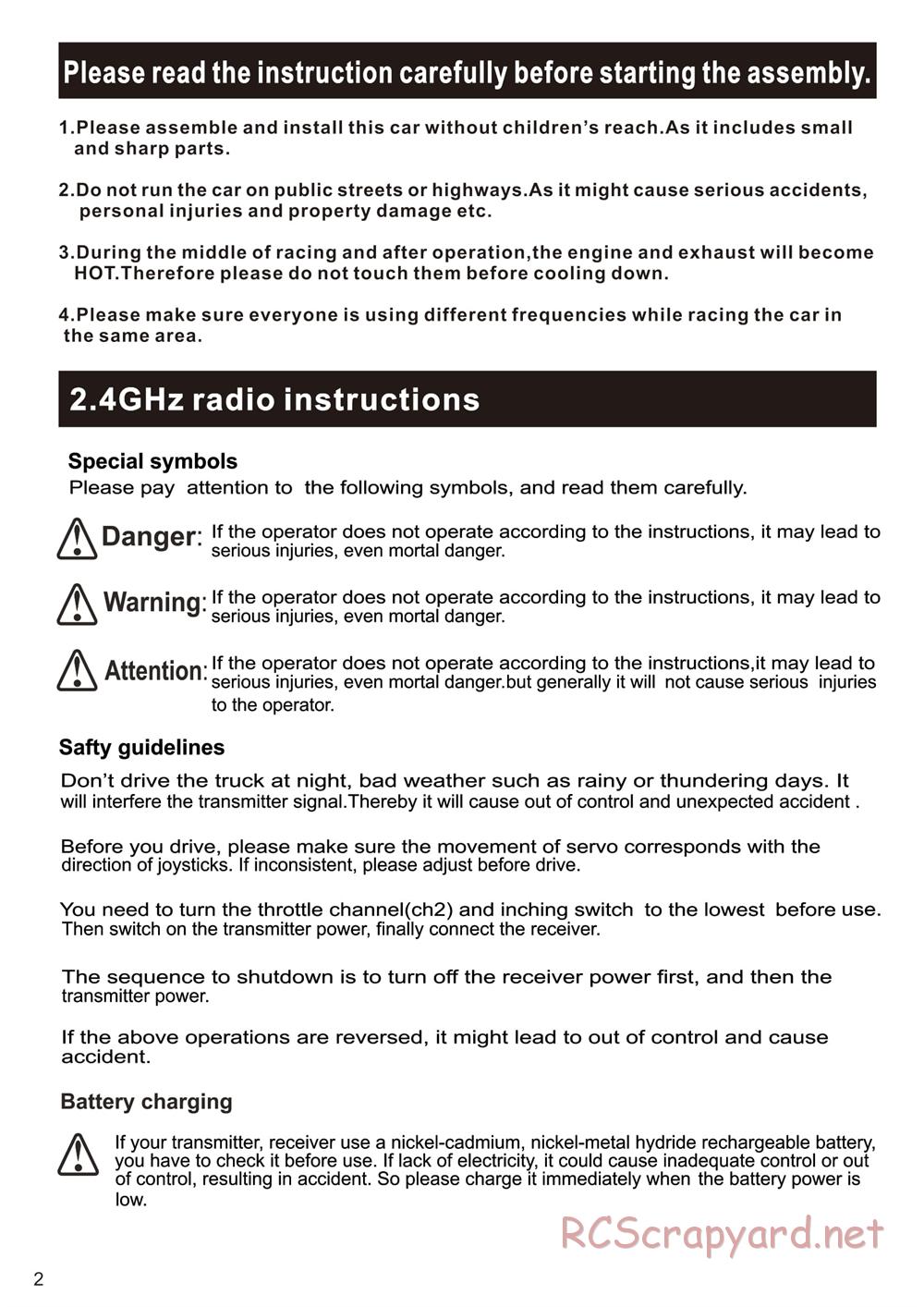 Redcat Racing - Pagani EPX / EPX Pro - Manual - Page 4