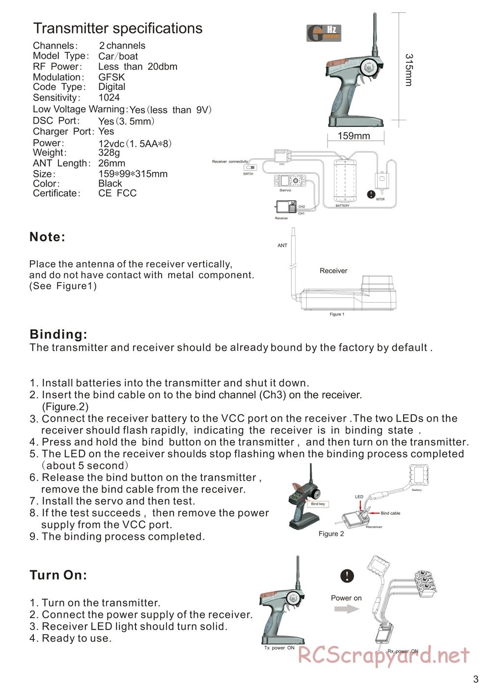 Redcat Racing - Pagani EPX / EPX Pro - Manual - Page 5