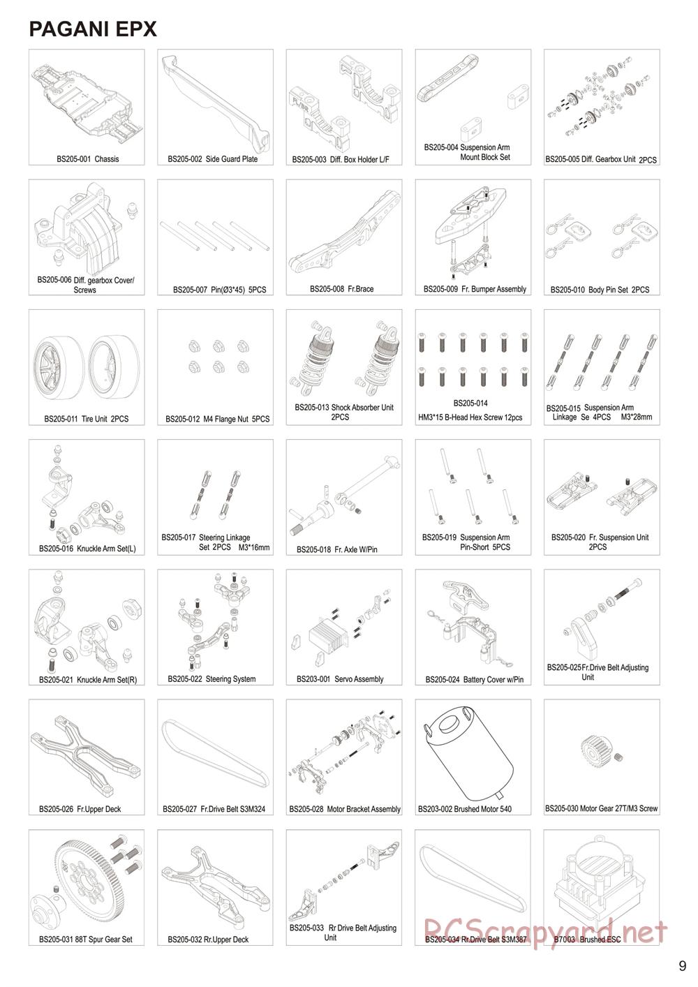 Redcat Racing - Pagani EPX / EPX Pro - Manual - Page 9