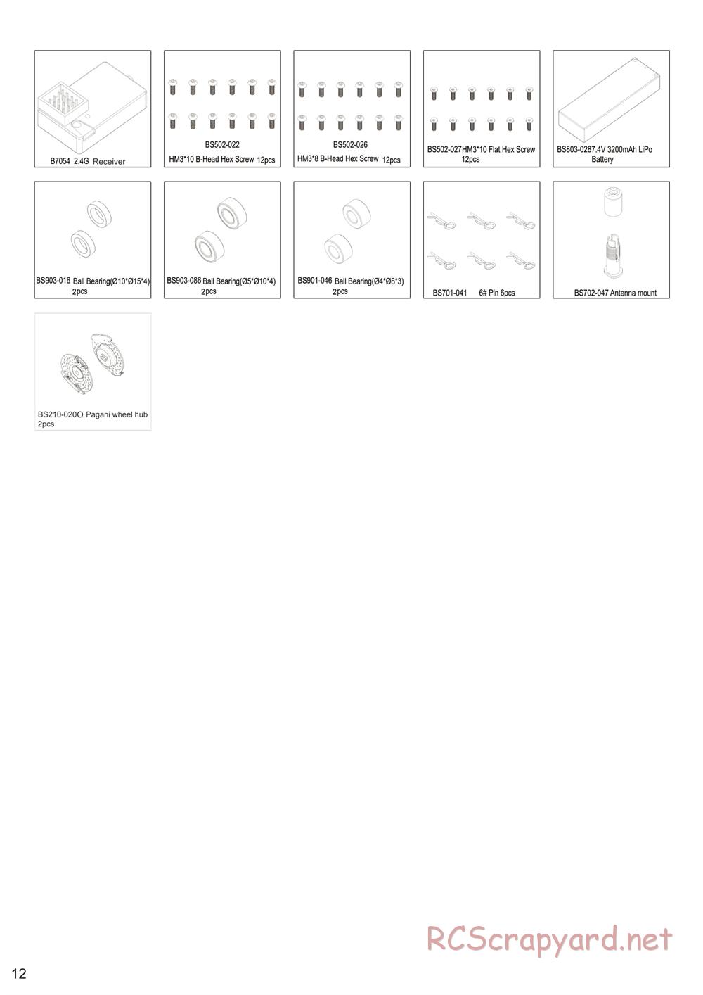 Redcat Racing - Pagani EPX / EPX Pro - Manual - Page 12