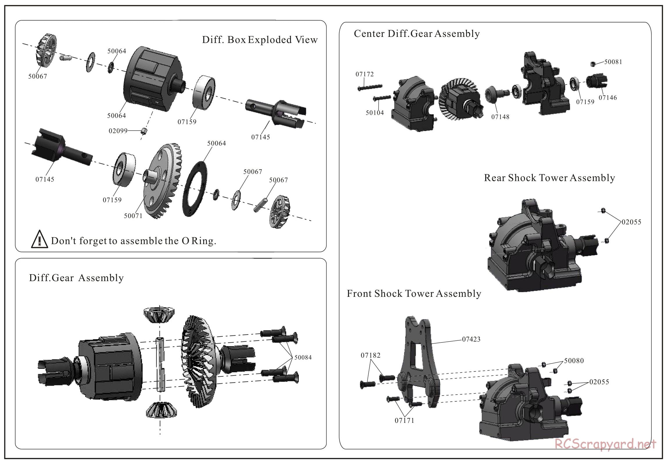 Redcat Racing - Rampage Chimera EP Pro - Parts List - Page 4