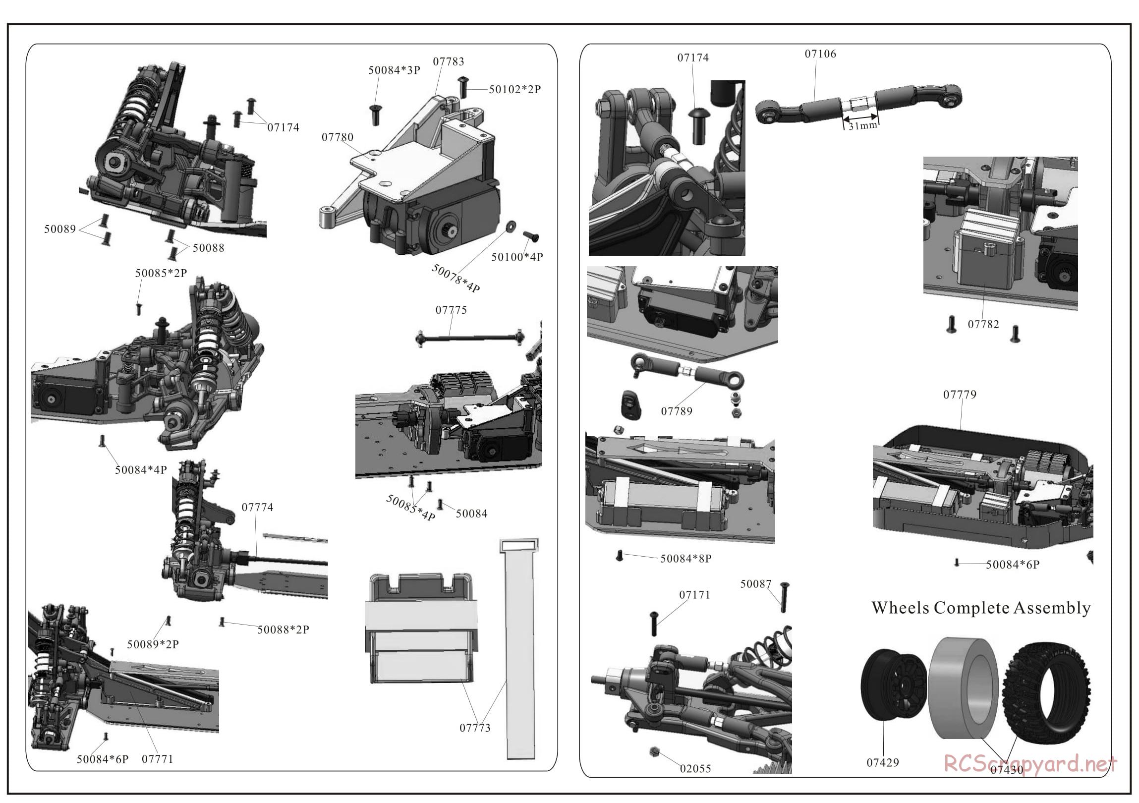 Redcat Racing - Rampage Chimera EP Pro - Parts List - Page 6