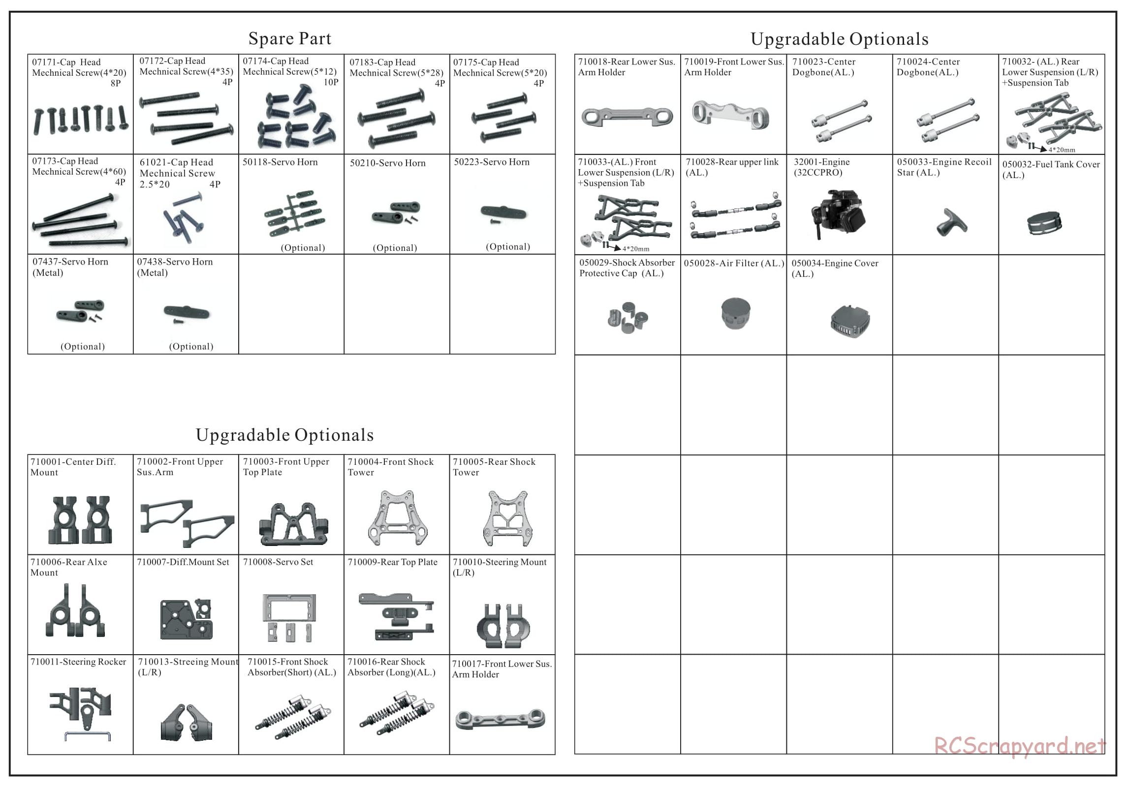 Redcat Racing - Rampage Rally - Parts List - Page 2