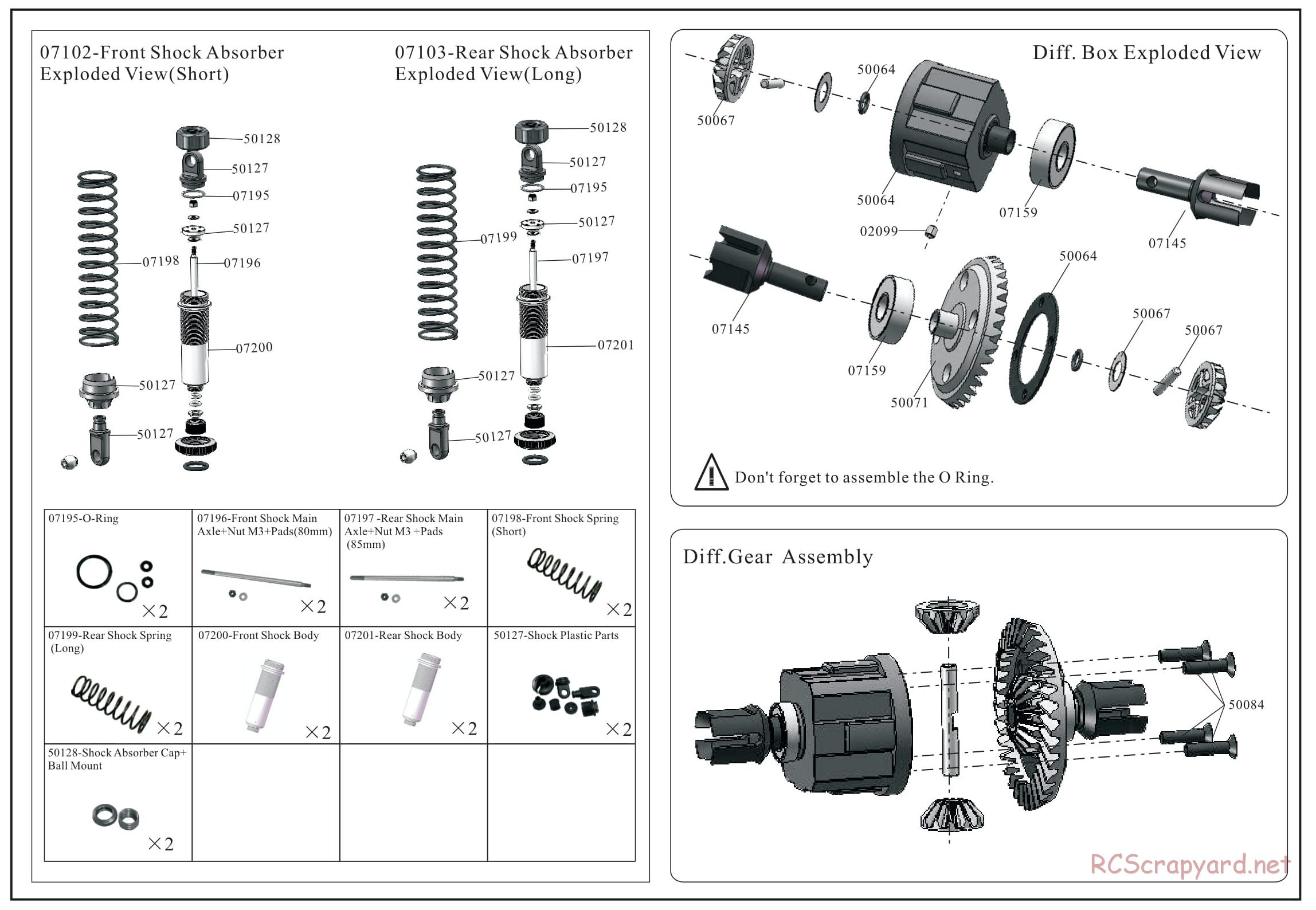 Redcat Racing - Rampage Rally - Parts List - Page 4