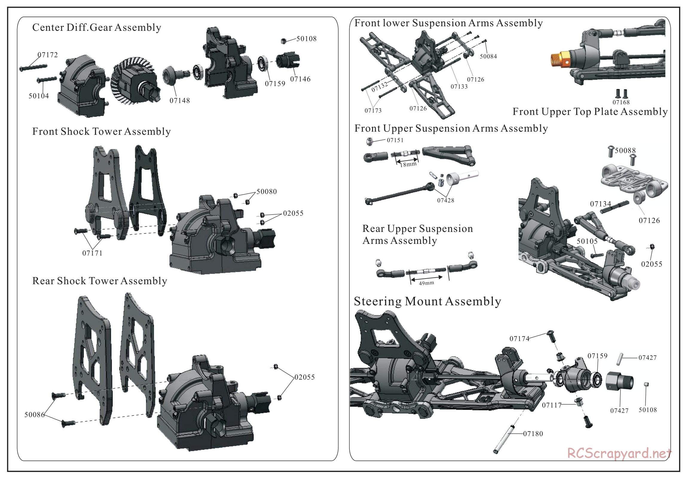 Redcat Racing - Rampage Rally - Parts List - Page 5