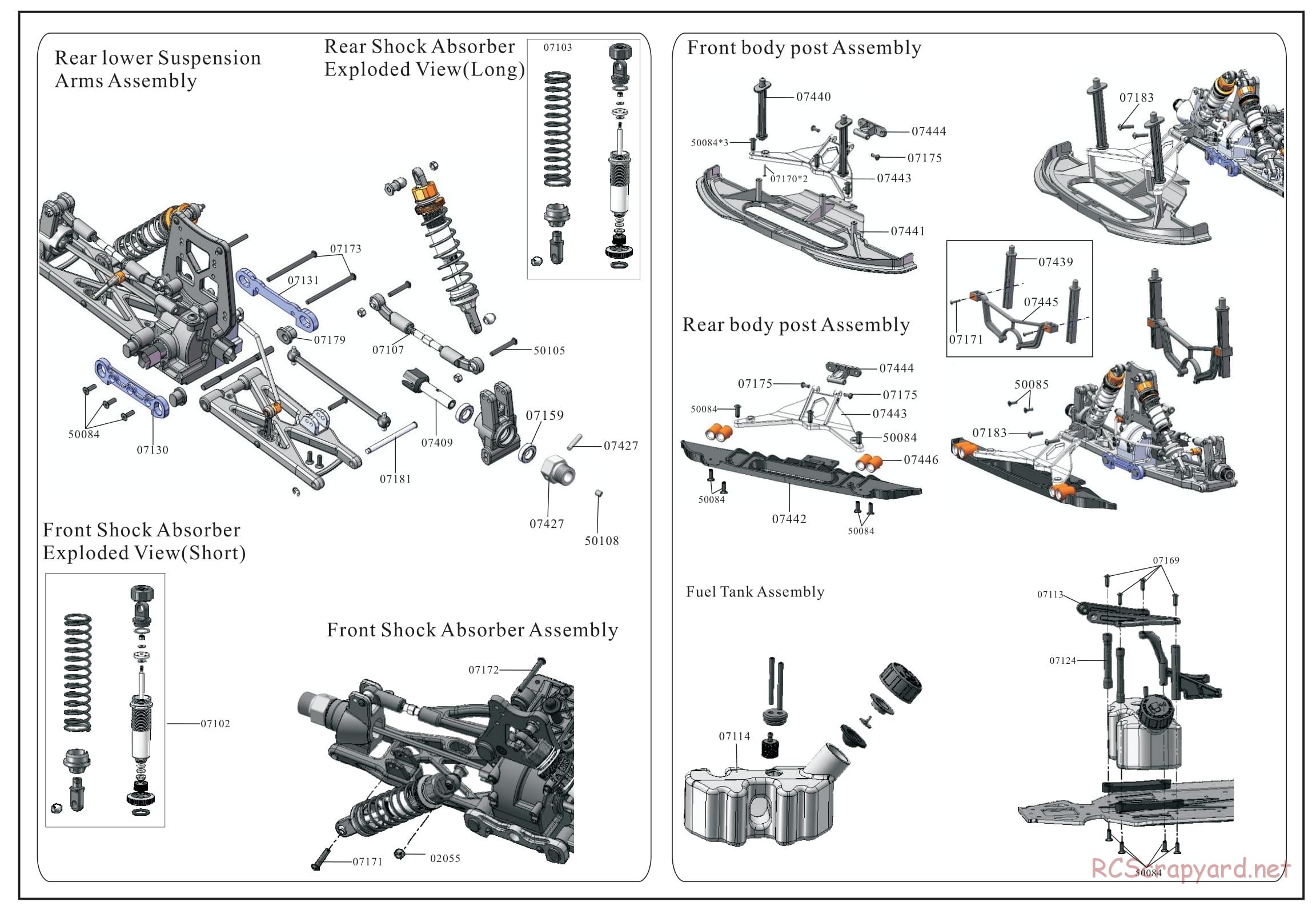 Redcat Racing - Rampage Rally - Parts List - Page 7