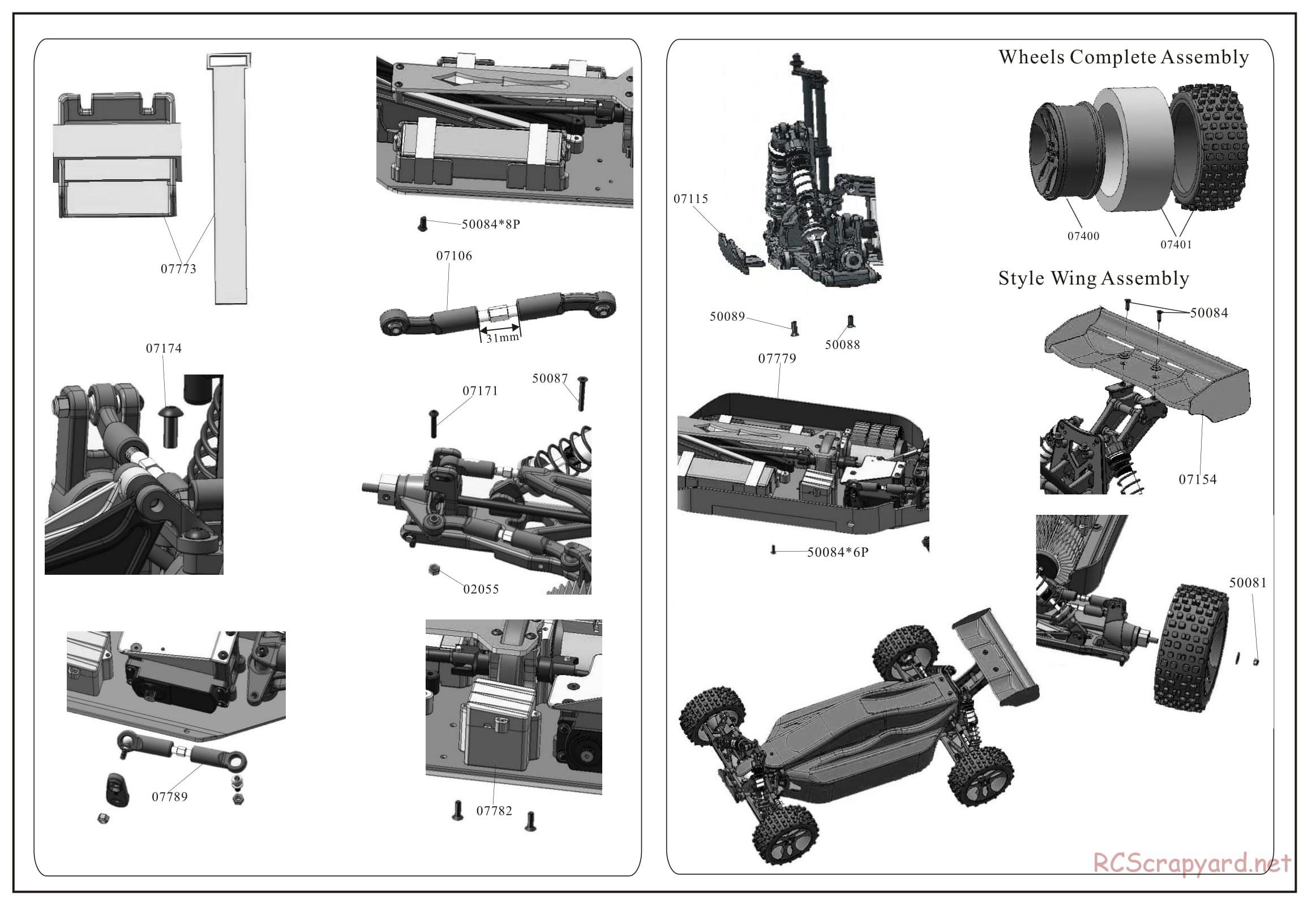 Redcat Racing - Rampage XB-E - Parts List - Page 8