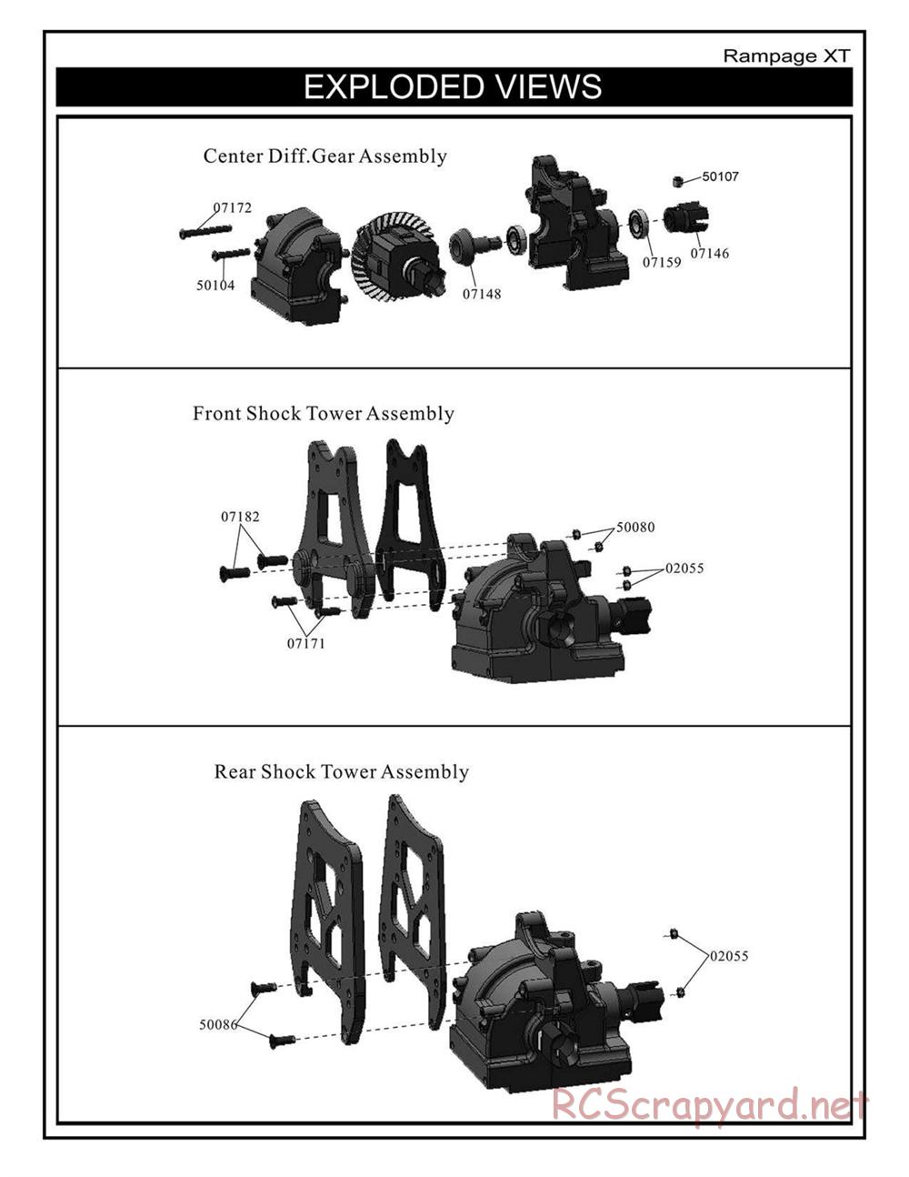 Redcat Racing - Rampage XT - Manual - Page 7