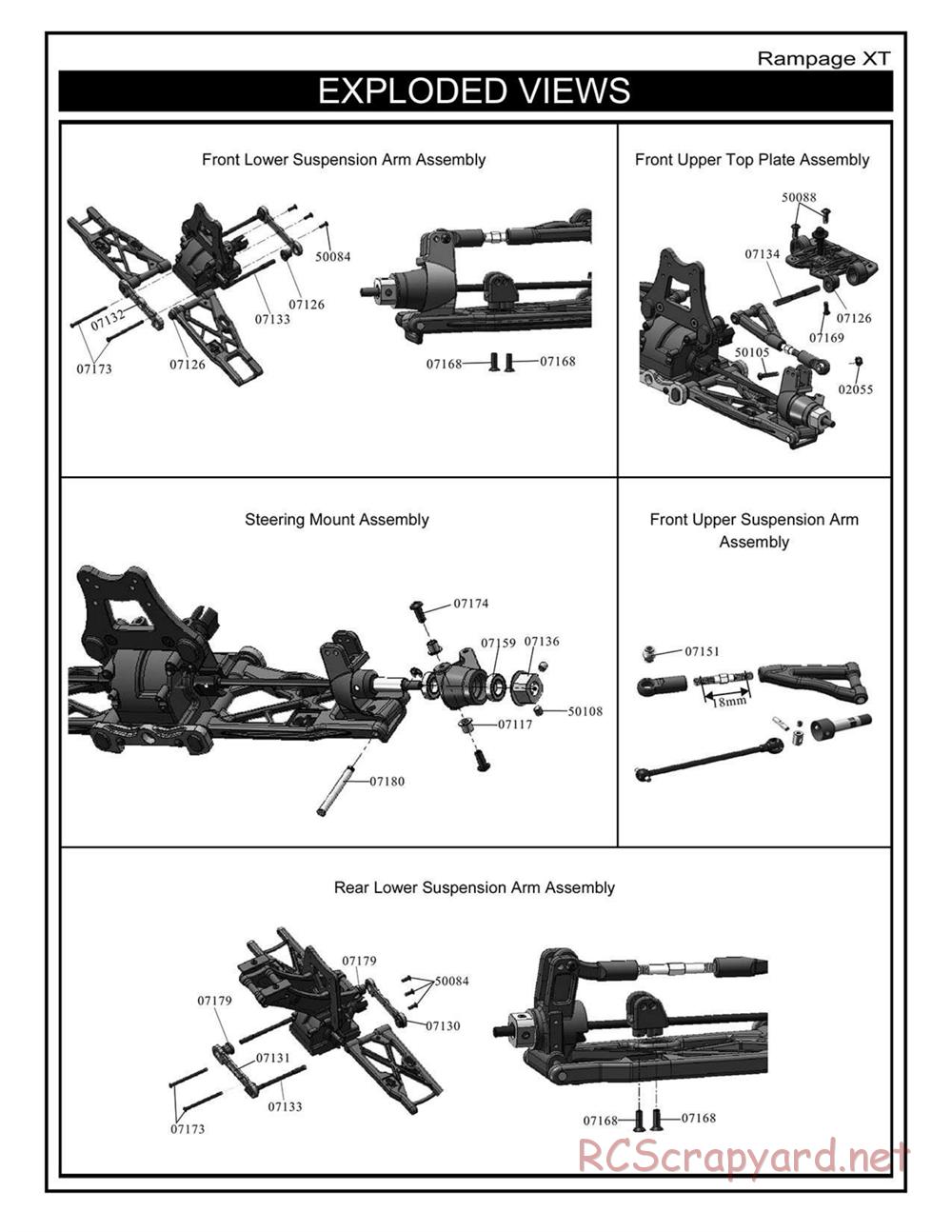 Redcat Racing - Rampage XT - Manual - Page 8