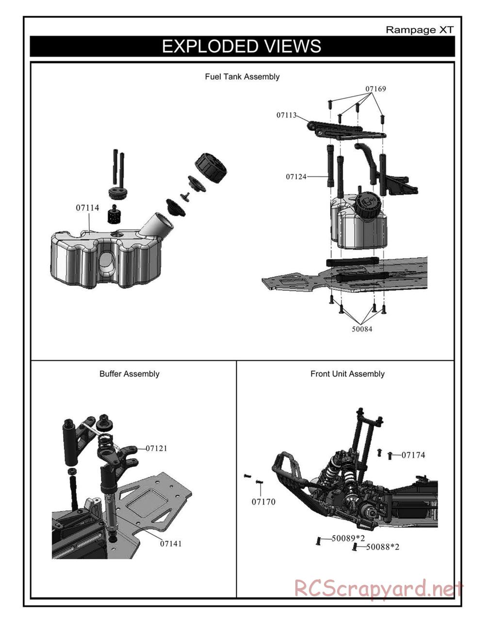 Redcat Racing - Rampage XT - Manual - Page 12