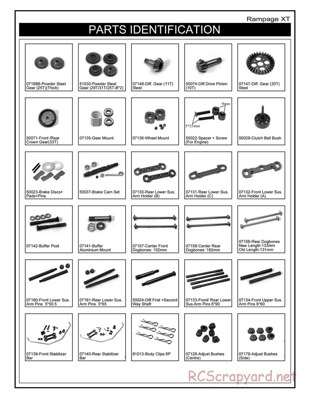 Redcat Racing - Rampage XT - Manual - Page 17