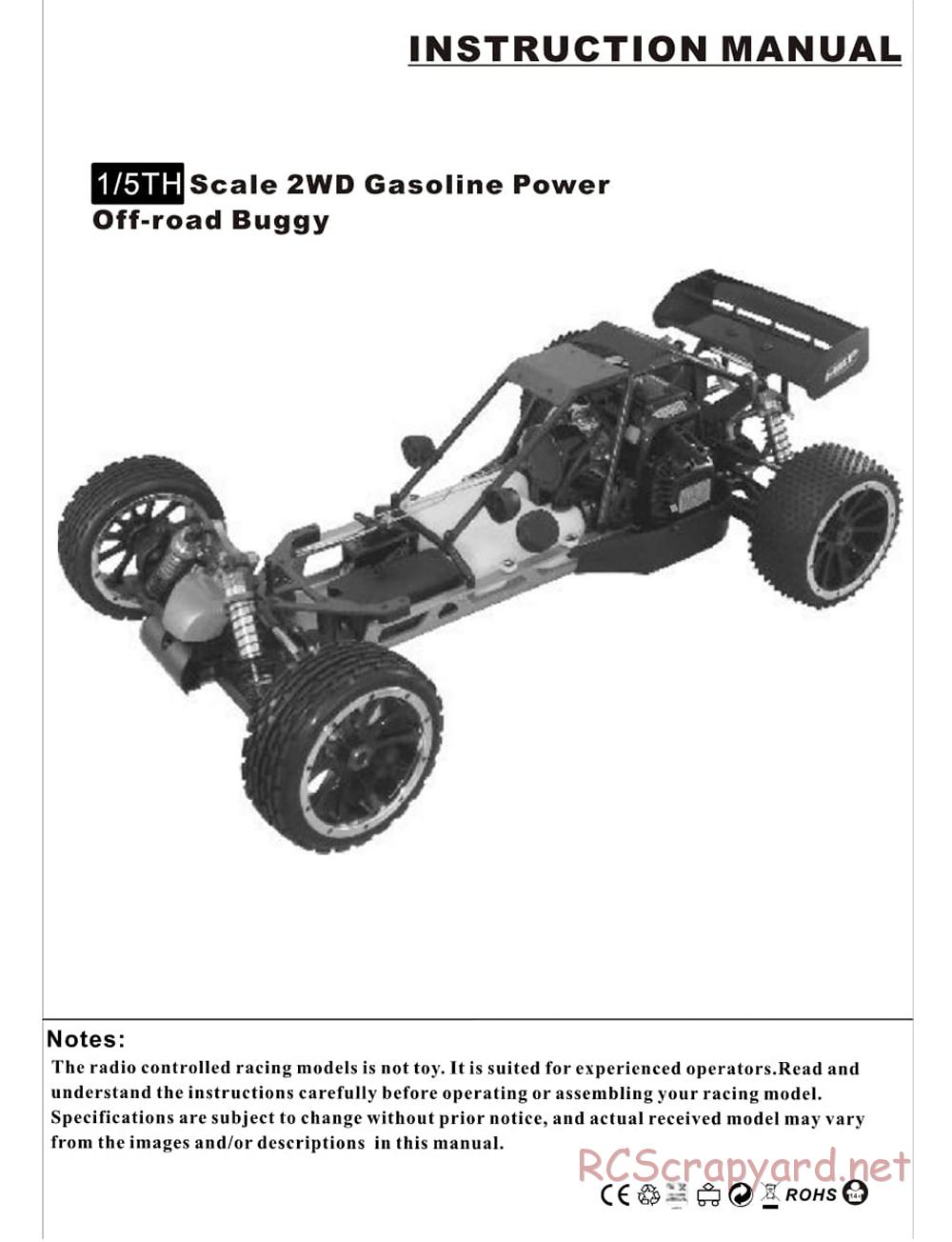 Redcat Racing - Rampage Dunerunner - Manual - Page 1