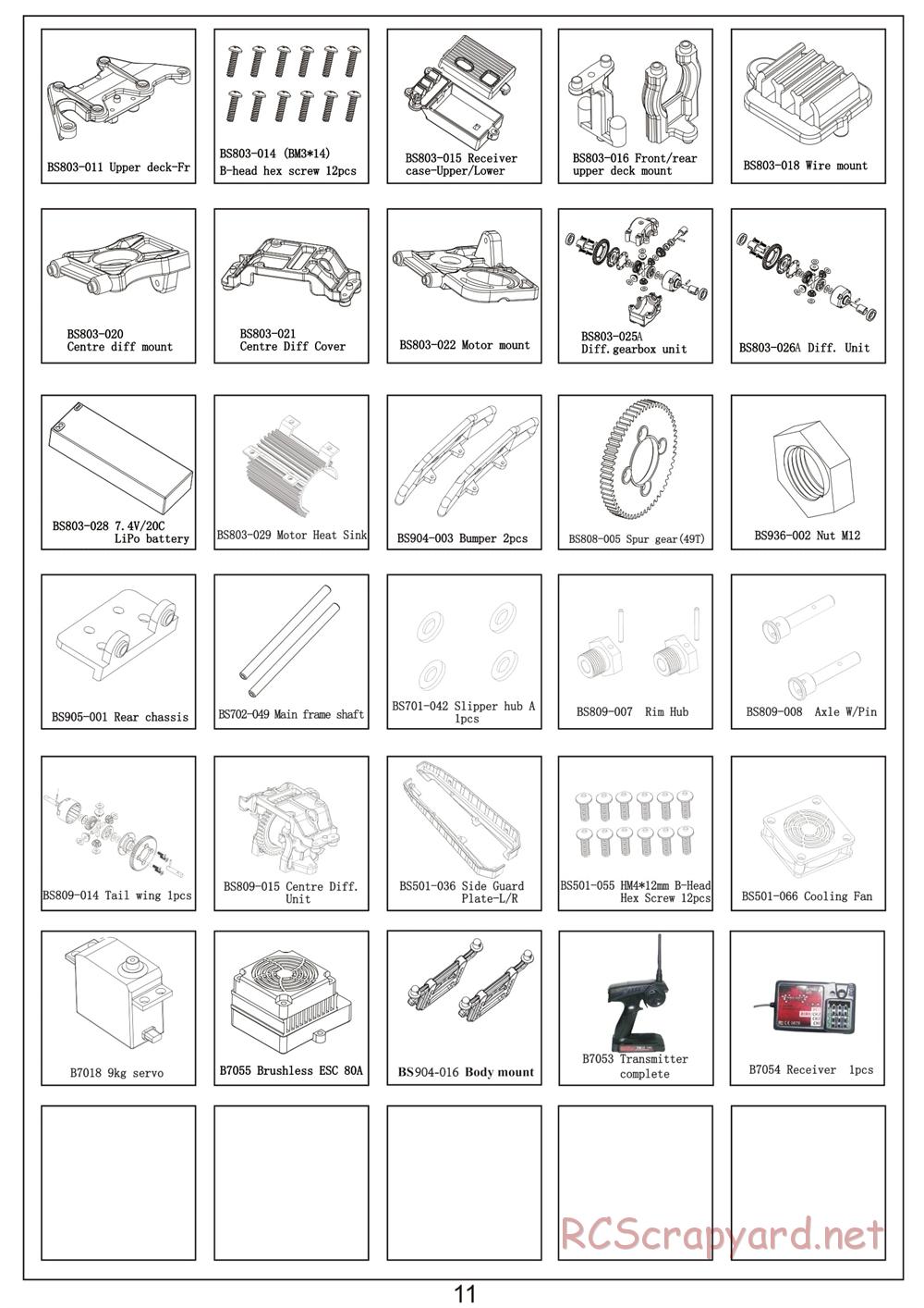 Redcat Racing - Shredder SC - Manual - Page 11