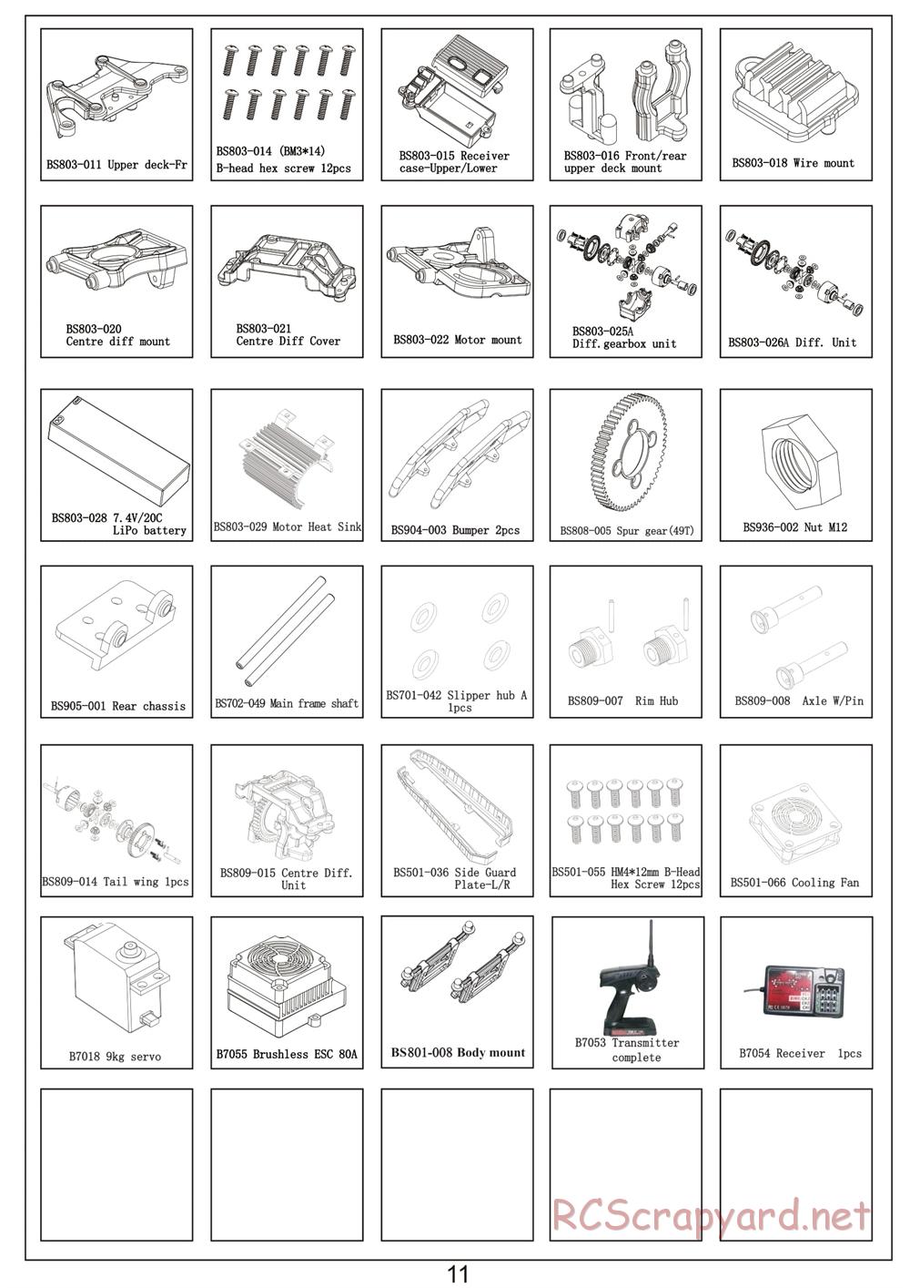 Redcat Racing - Shredder XT - Manual - Page 11