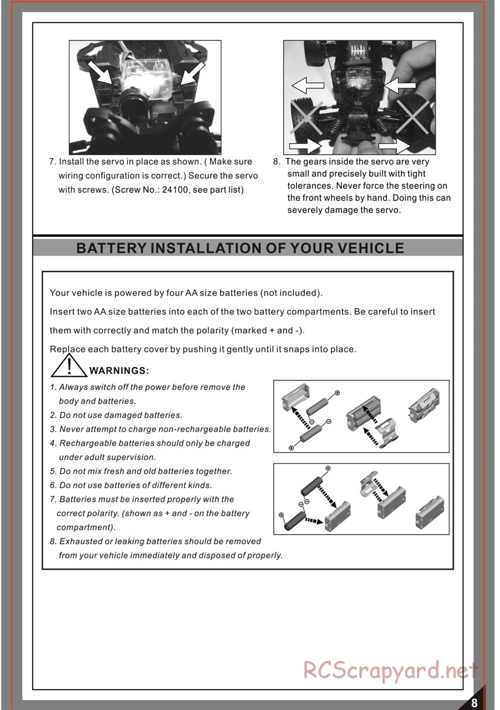 Redcat Racing - Sumo - Manual - Page 9