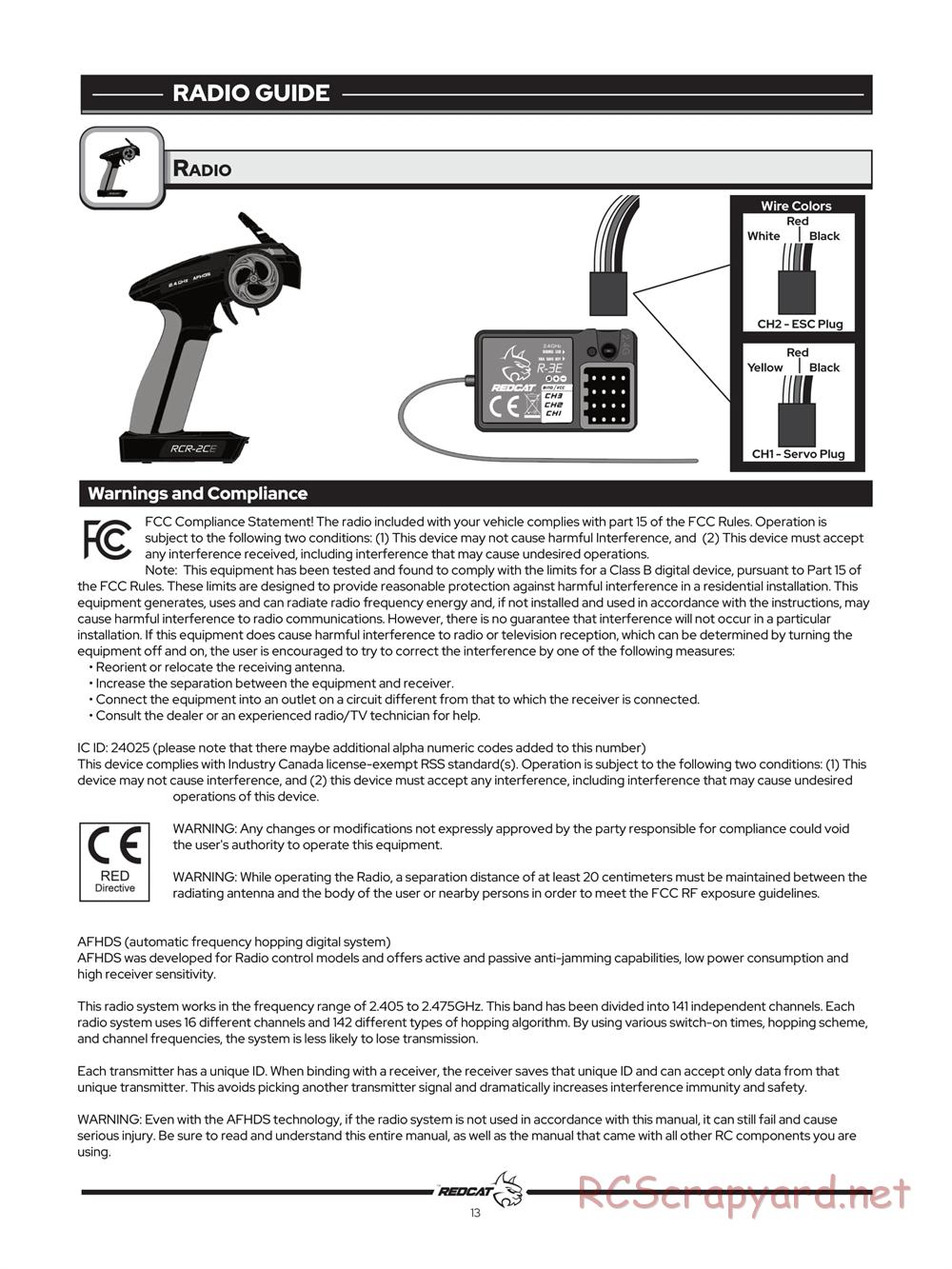 Redcat Racing - Tornado EPX Pro - Manual - Page 14