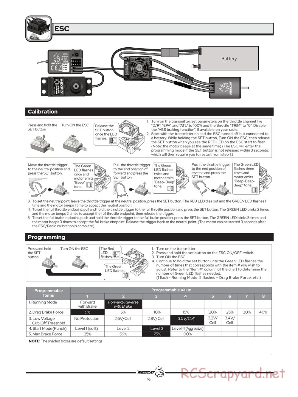 Redcat Racing - Tornado EPX Pro - Manual - Page 17