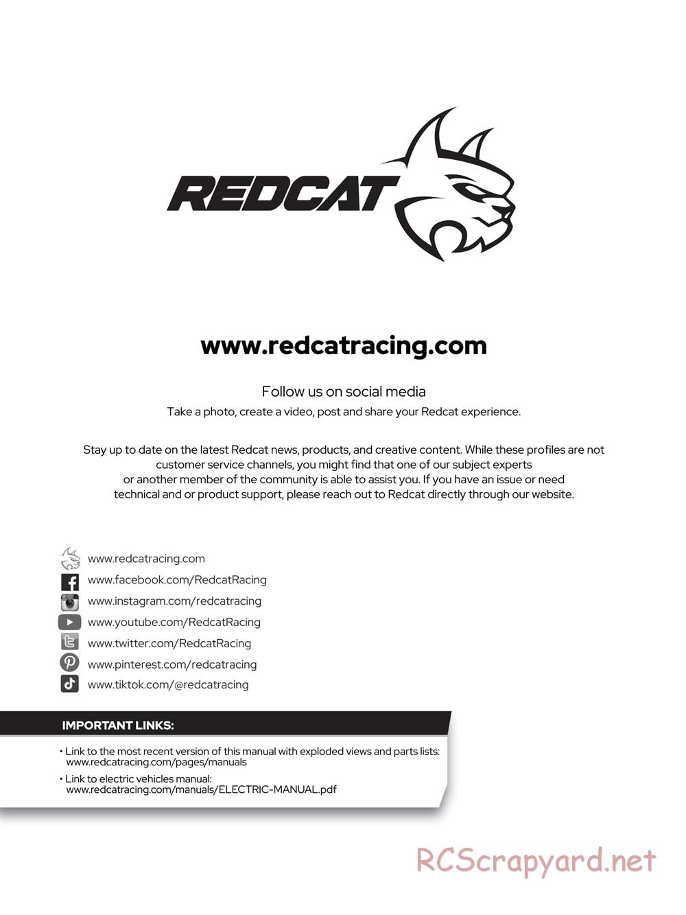 Redcat Racing - Tornado EPX Pro - Manual - Page 54