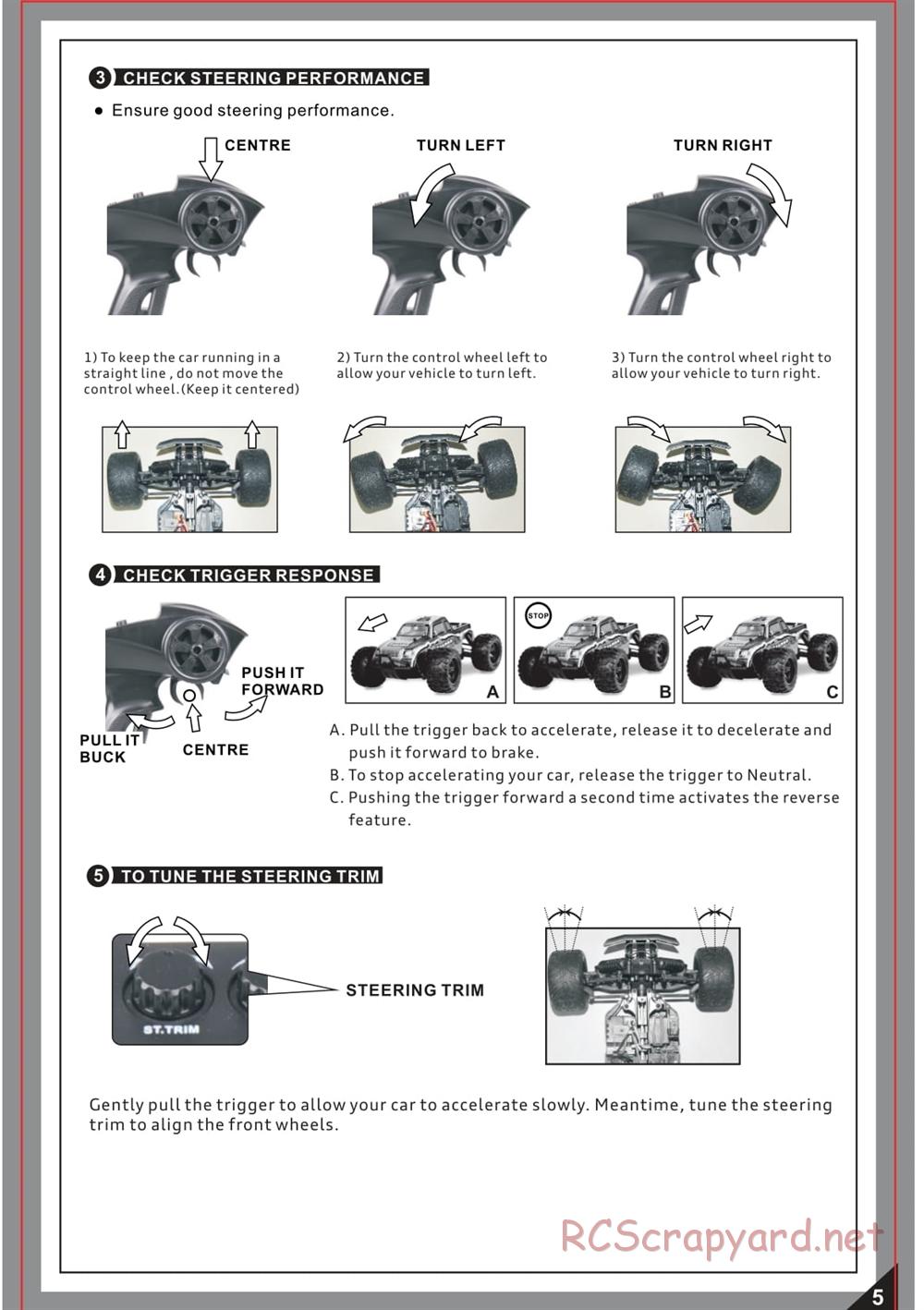 Redcat Racing - Tremor SG Truggy - Manual - Page 6